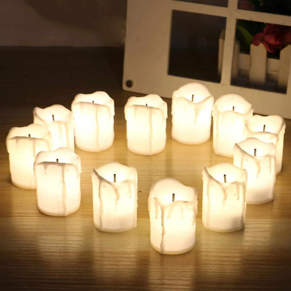 Flameless LED Tealight Candles, 5-Piece Set for All Occasions