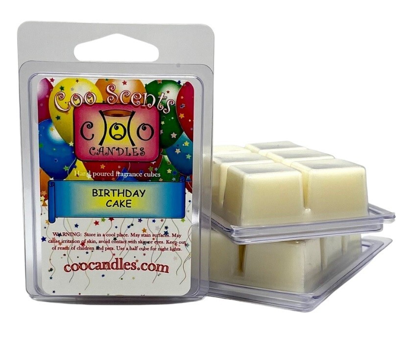 3 Pkgs Coo Candles Soy Wickless Candle Bar Wax Melts – Birthday Cake