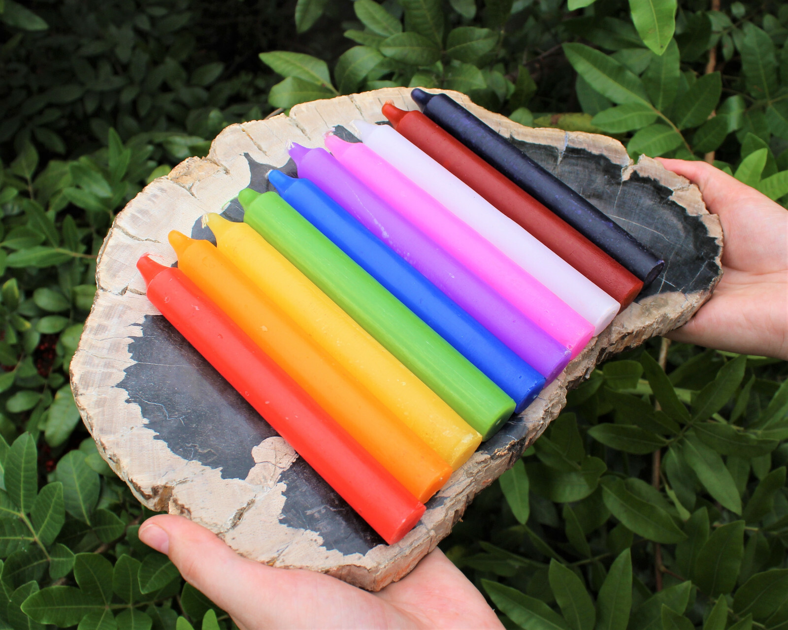 Bulk Lot of 50 x 6″ Taper Spell Candles: ASSORTED COLOR (Wicca Altar Household)
