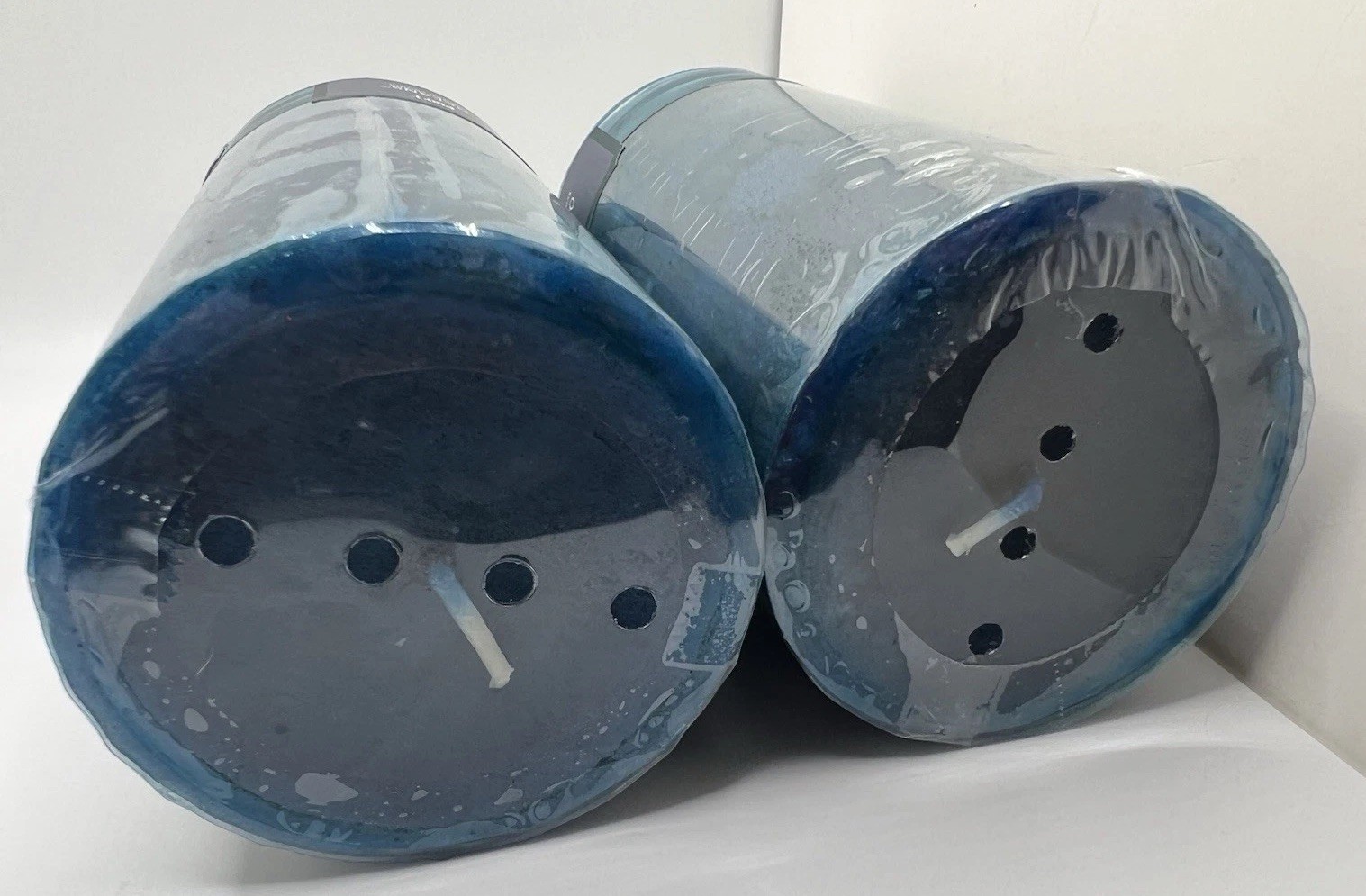 Set Of 2 Pier 1 Imports OCEANS Scented Pillar Candle 3×6 •NEW• Sealed• D/C