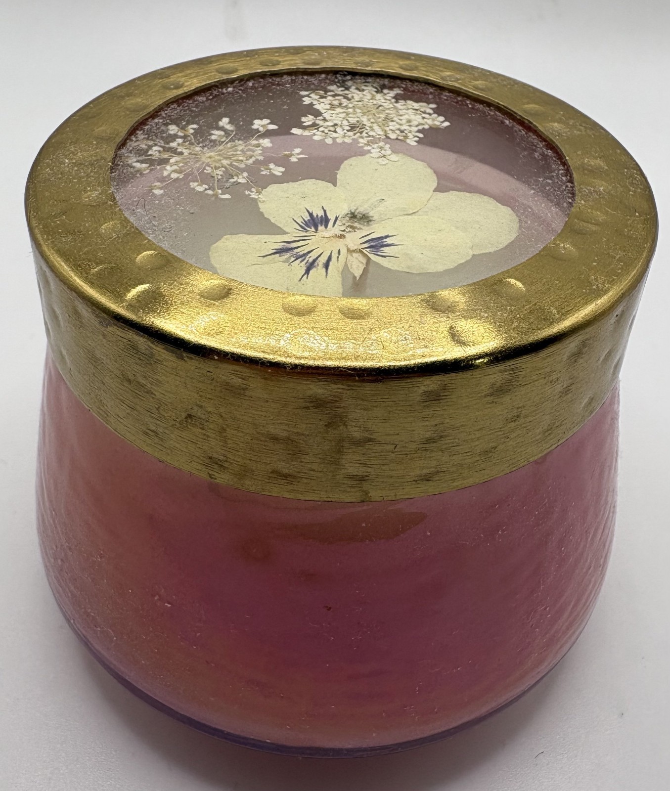 ROSY RINGS Rosewood Scented Candle Florals in Lid