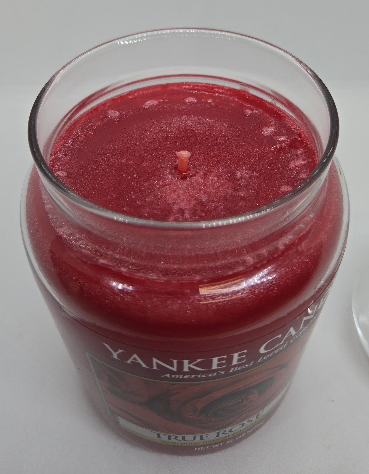 Yankee Candle True Rose Large Jar Candle 22 oz Retired Scent
