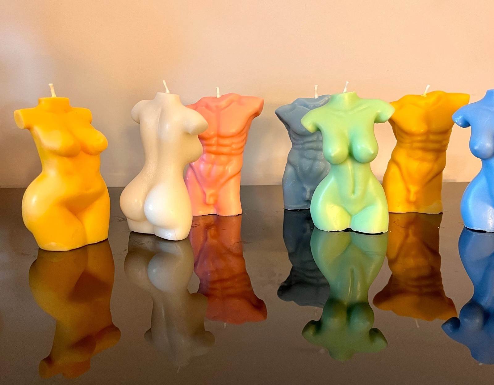 Body Shaped Scented Candle Soy Wax Female Torso Candle Romantic Decor Novelty