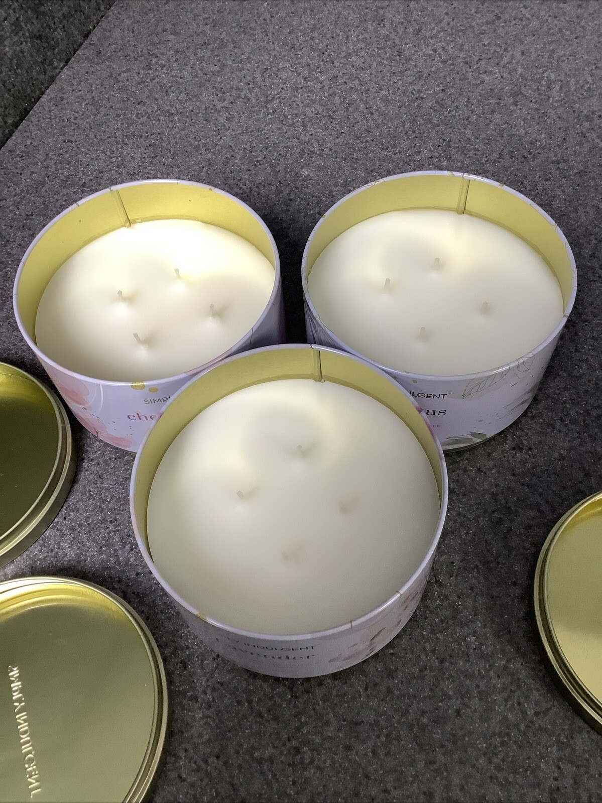 3 Piece Fragranced Candle Set Made with Essential Oils and Soy Wax M33E