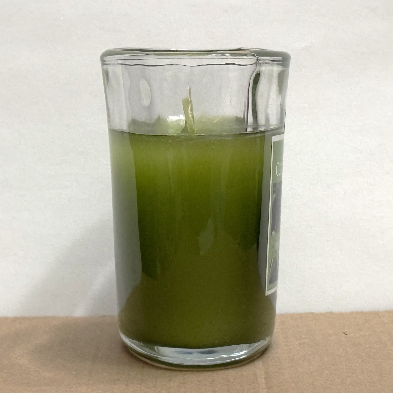Colonial Candle LEMONGRASS & CILANTRO Candle 3.5 oz Oval Jar 2 Wick