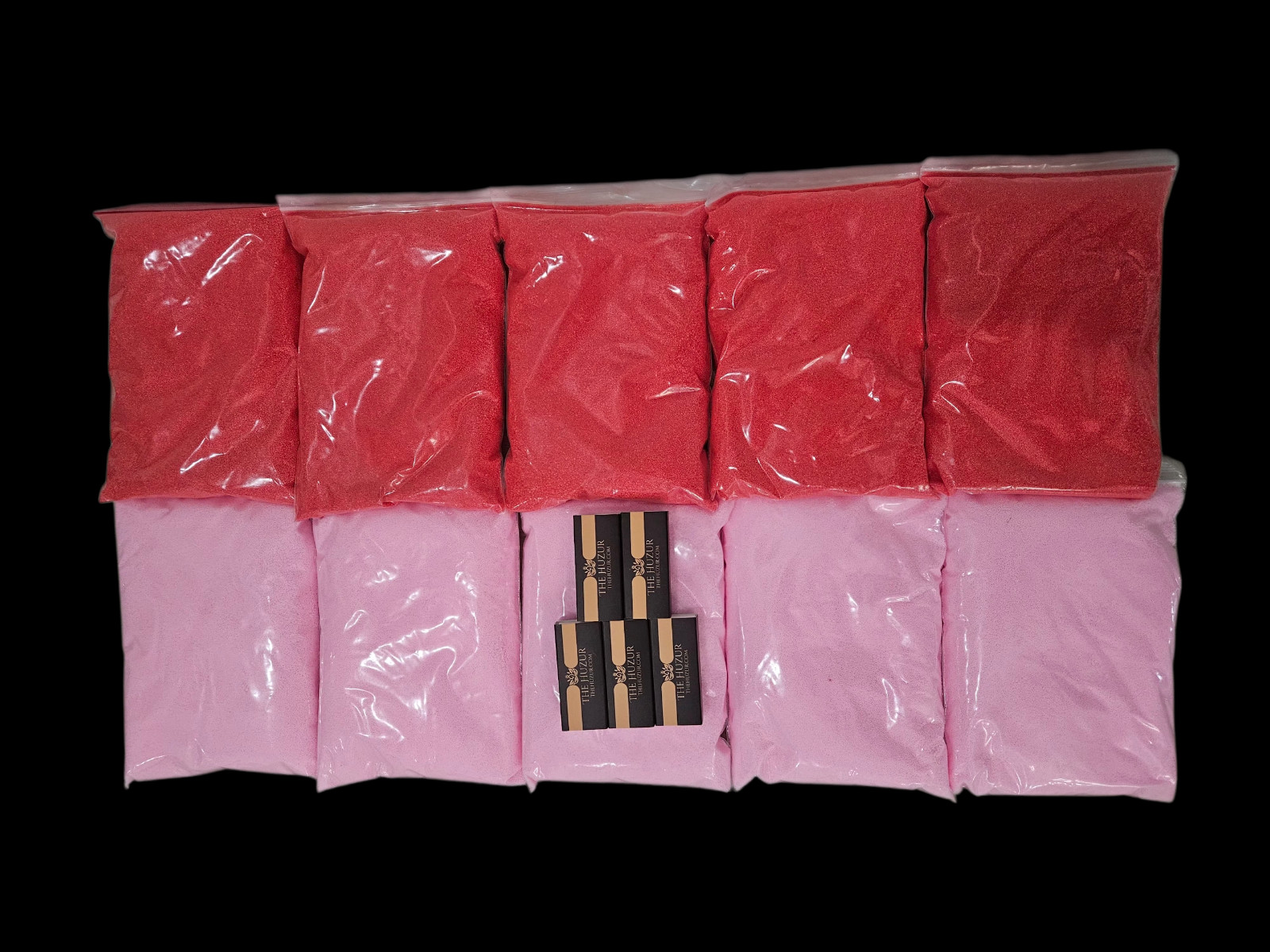 Red & Pink Sand Wax, Pearl Wax Candle Set, 5Kg with 200 wicks, Scented Candle