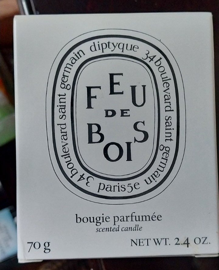 Candle Diptyque Scented, Feu De Bois 2.4 oz Home IMPROVEMENT fragrance