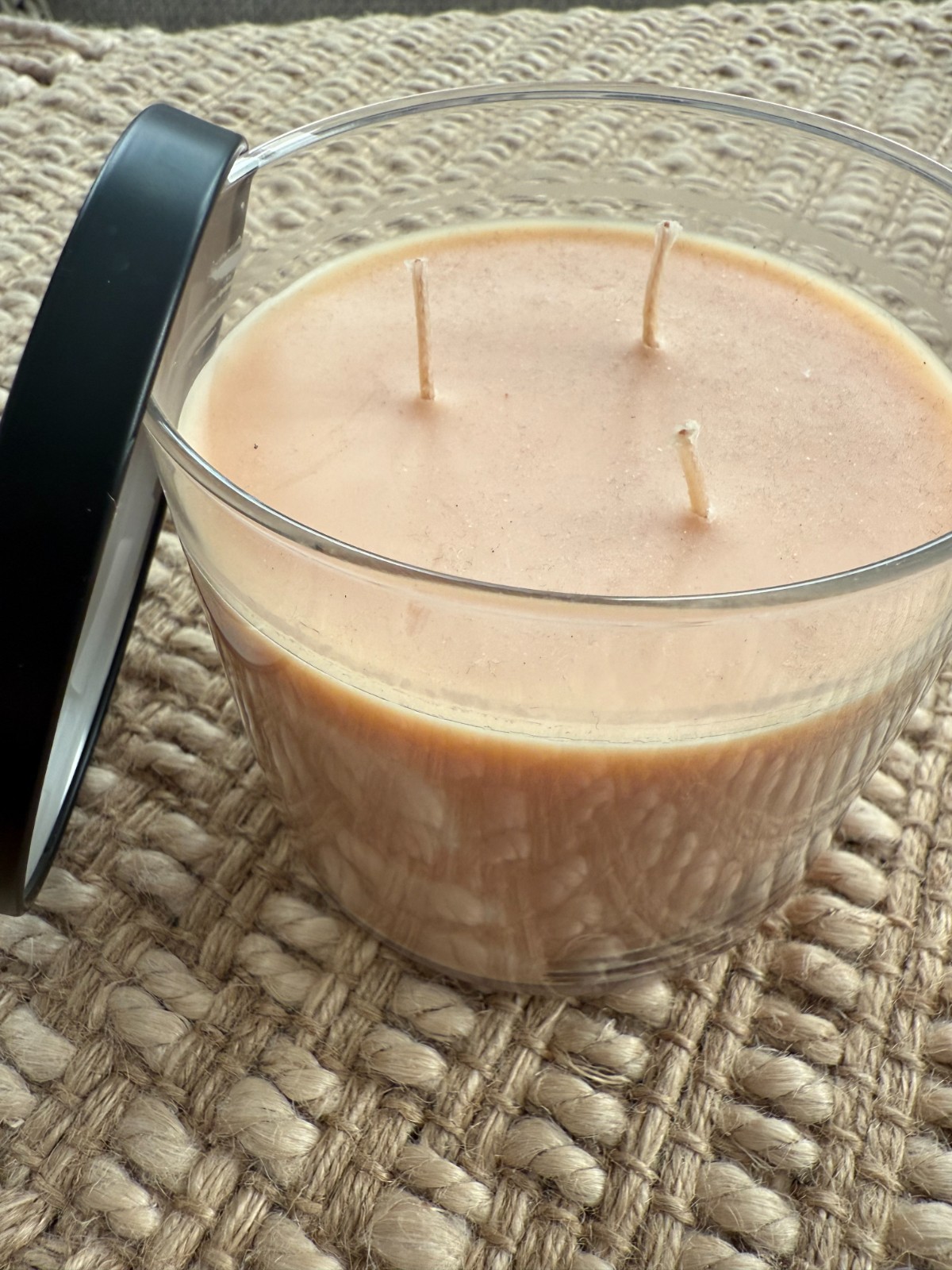 SWEET + SPICED WAFFLES 3-Wick Candle 14.25 oz Jar Banana Cinnamon Brown Sugar