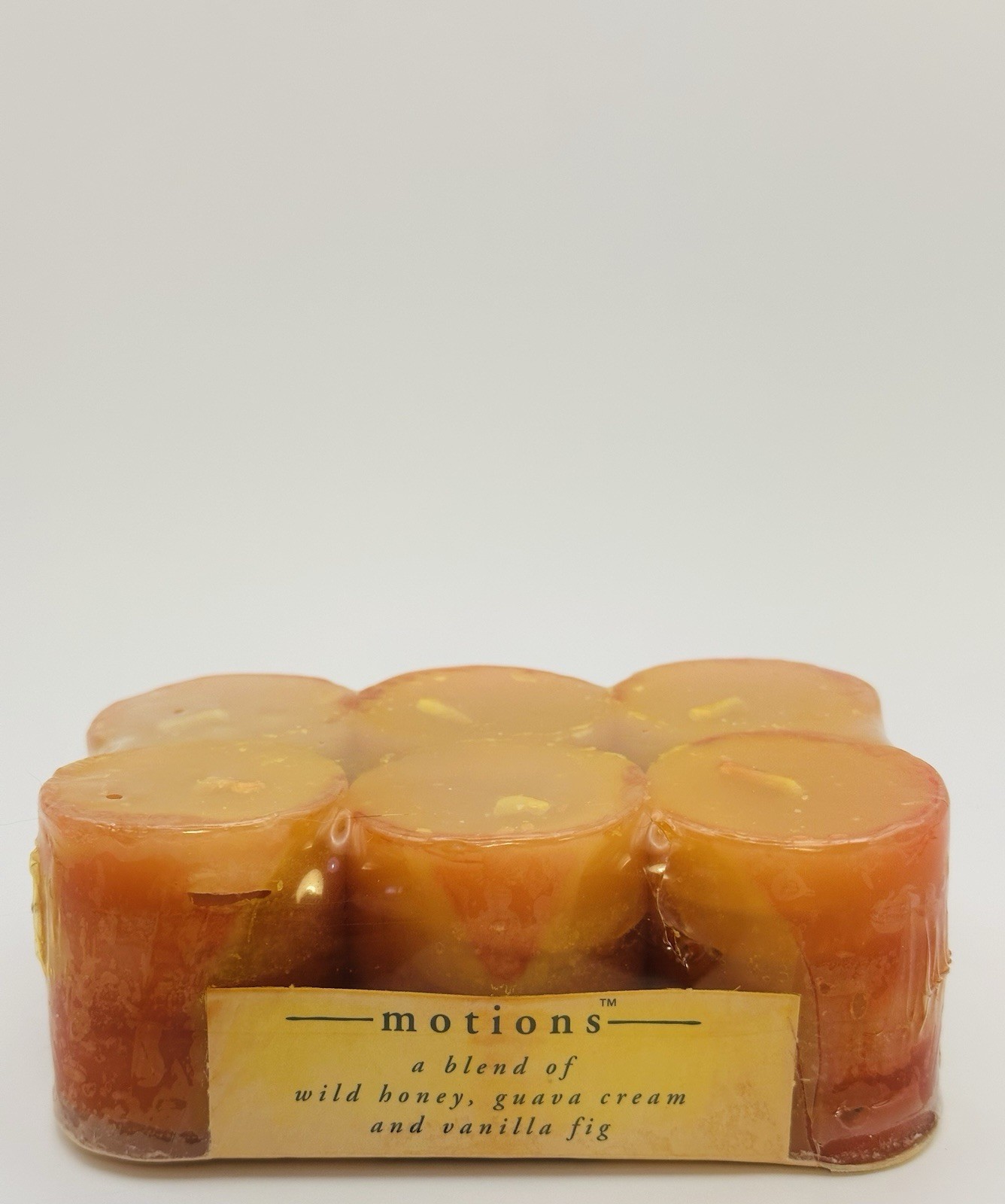 Pier 1 Votive Candles (6-Pack): “Motions” Wild Honey, Guava Cream, Vanilla Fig