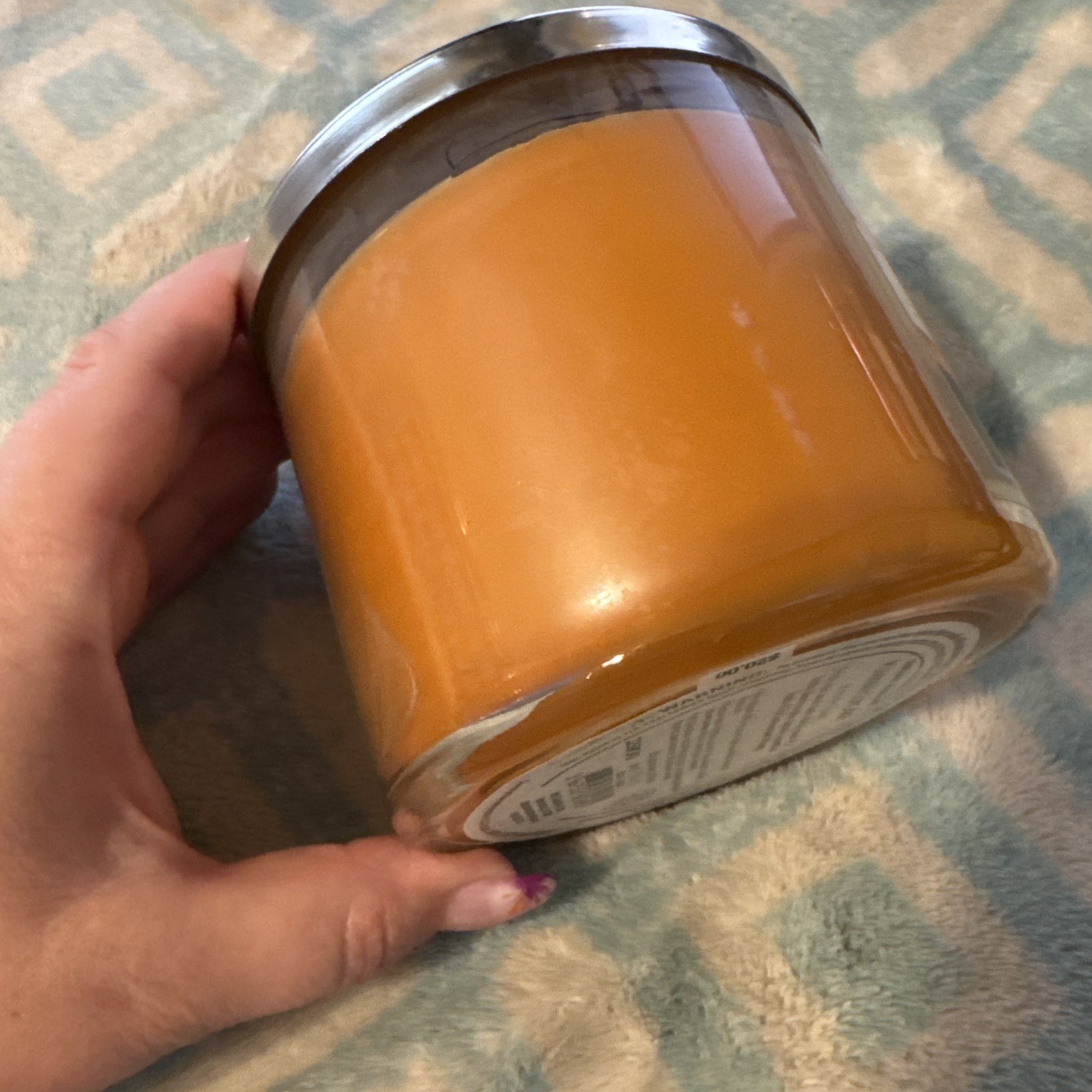Bath & Body Works PUMPKIN CUPCAKE Candle 3 Wick Large Size 14.5 oz Very Rare New