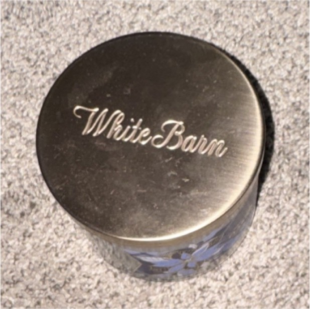 White Barn Flannel Scented Jar Candle Blue 3-Wick 14.5 oz 25-45 hrs Burn Time