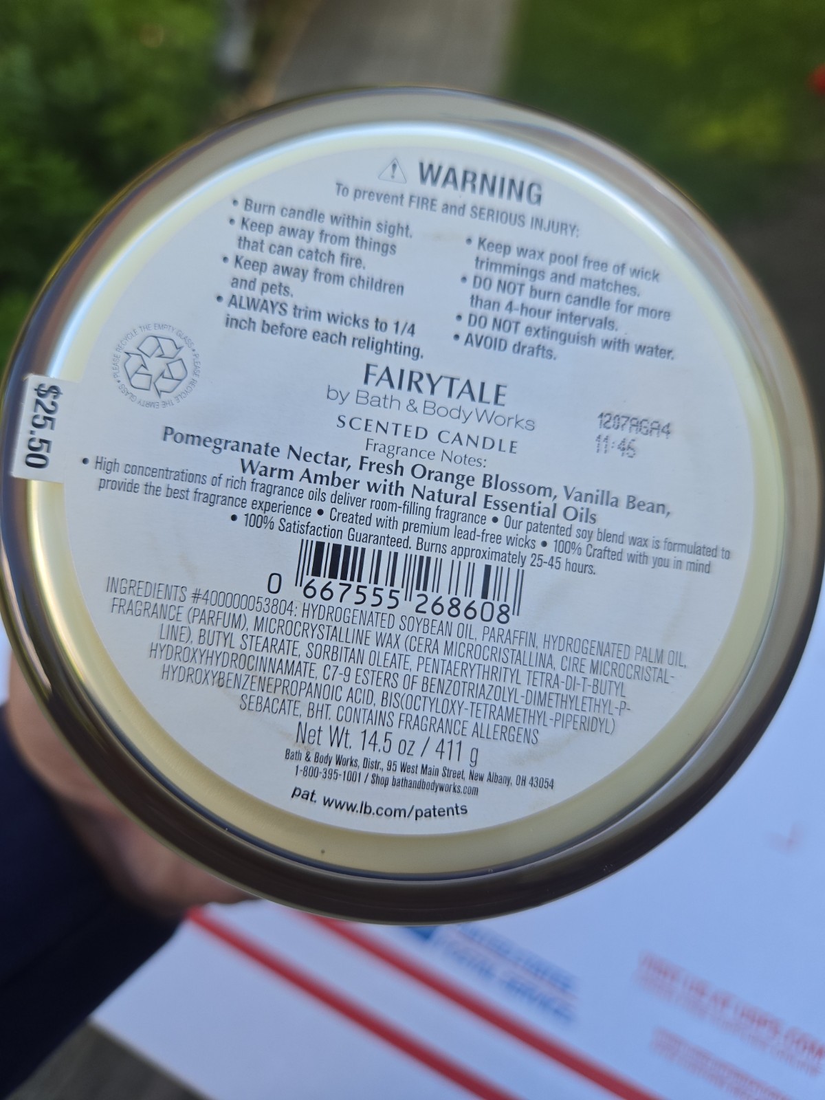 Lot Of 2-Bath & Body Works Fairytale Large 3-Wick 14.5 oz Candle New