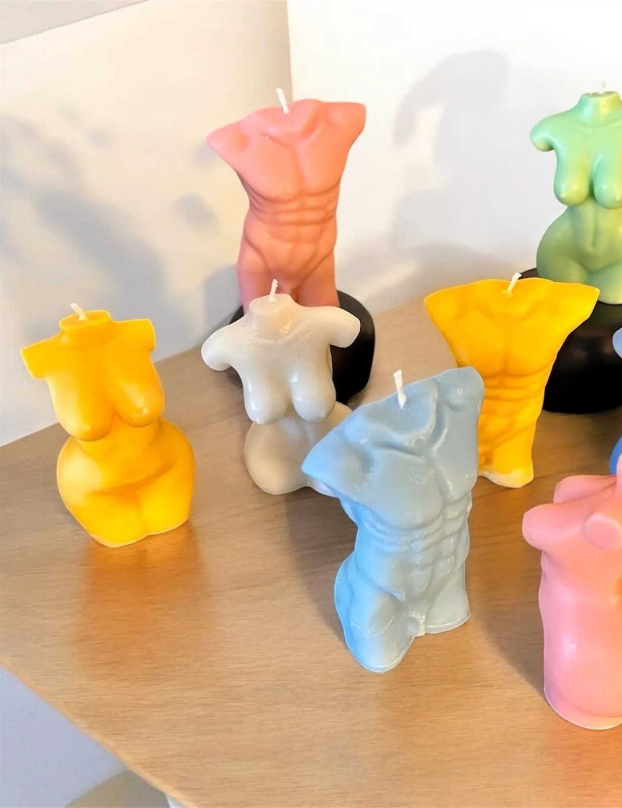 Body Shaped Scented Candle Soy Wax Female Torso Candle Romantic Decor Novelty