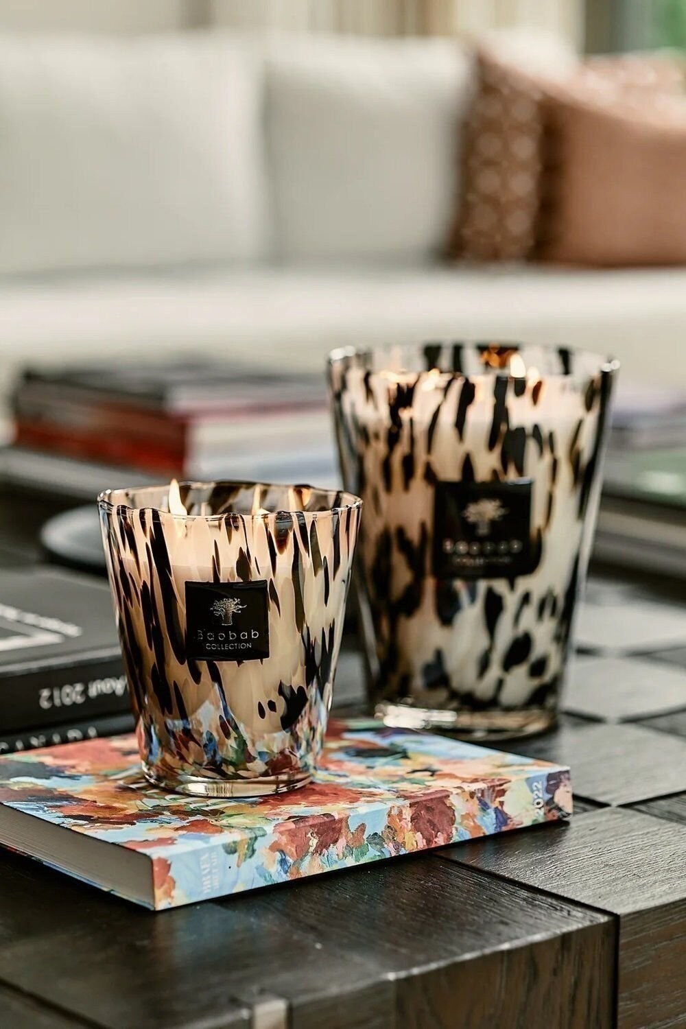 Baobab Collection Black Pearls Scented Luxury Candle Citrus Fragrance Home…