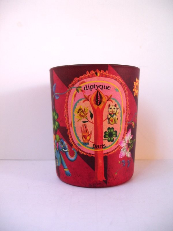 Diptyque 3 Candles Holiday Lucky Charms 2109 Amber, Pine, Flora Fortuna SET 3