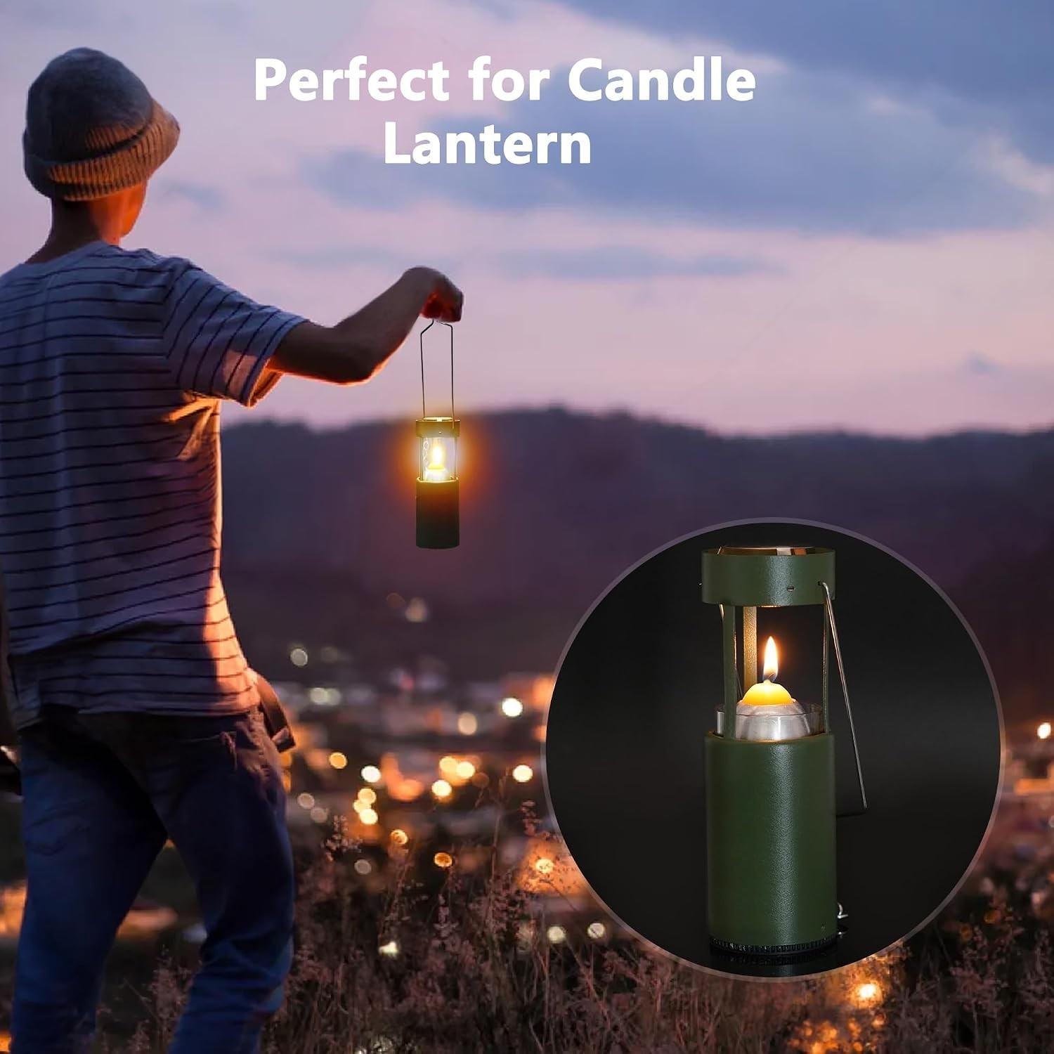 Emergency Candles for Lanterns Long Burning 15 Hour White 20 Pack | 1.2 x 3.5…