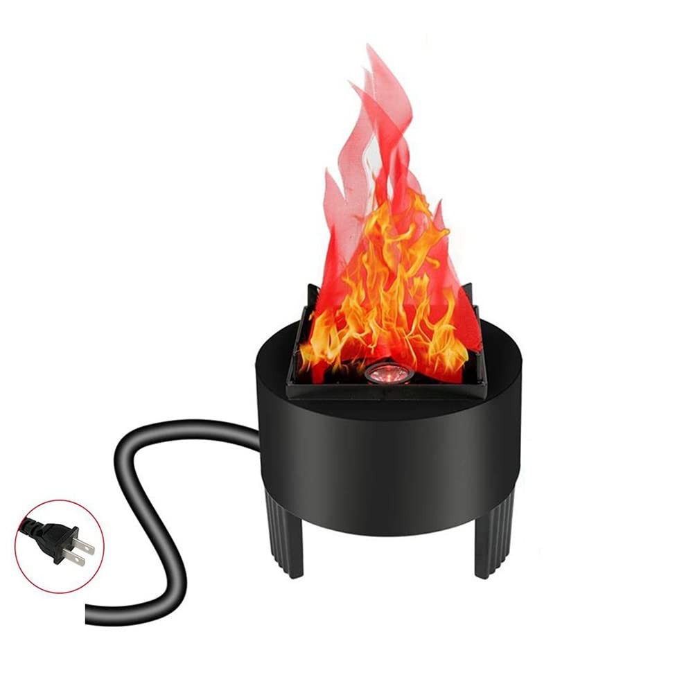 3D LED Fake Fire Flame Light, Artificial Flickering Flame Lamp Bulb Electric …