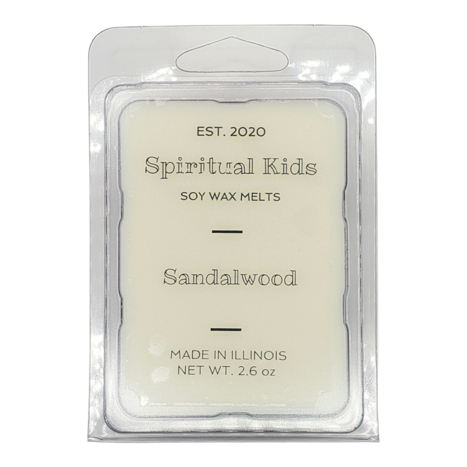 Sandalwood Soy Wax Melts 2.6oz 6ct Hand Poured Essential Oil | Herbal Scent