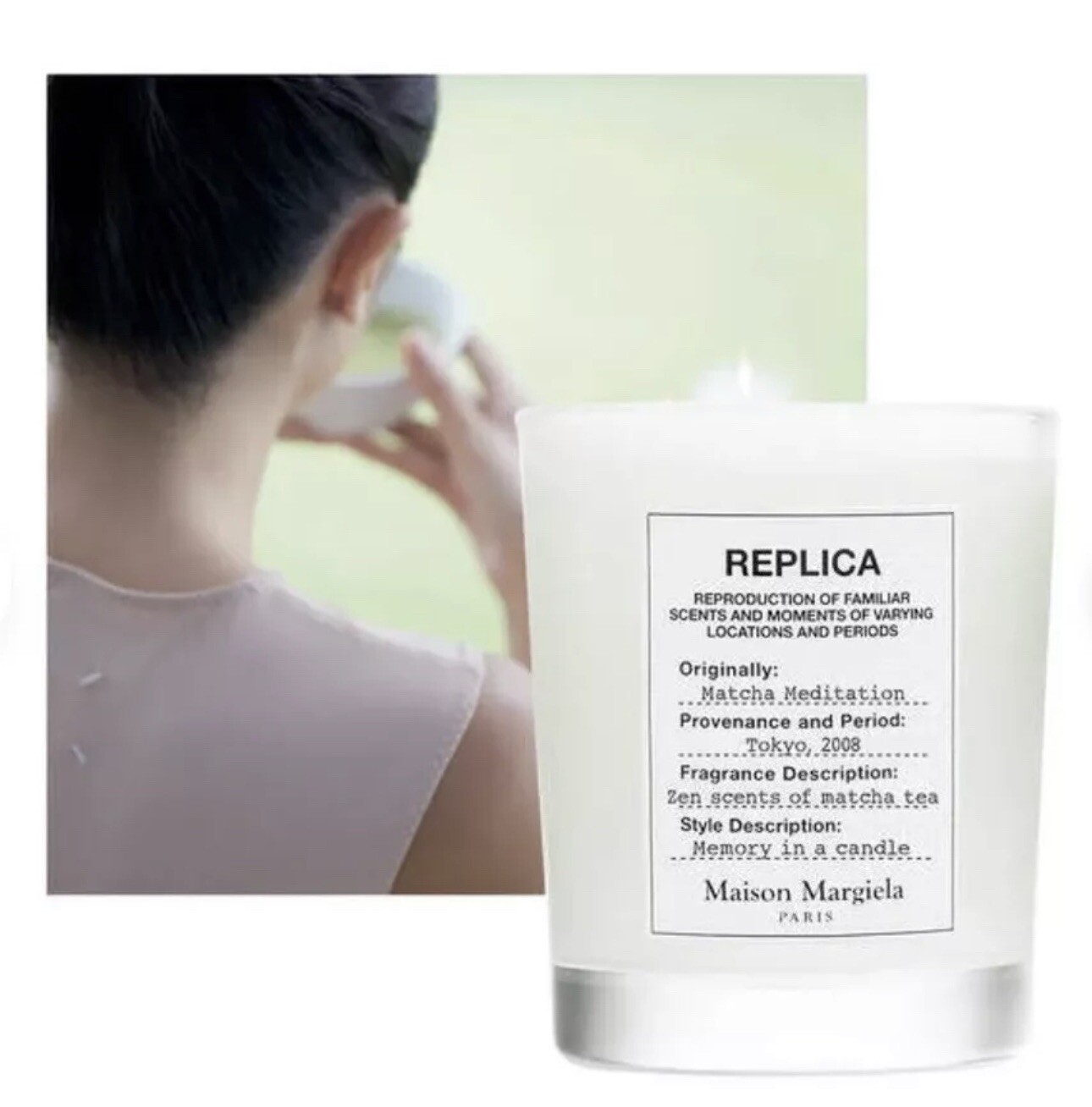 Maison Margiela Replica Matcha Meditation Scented Candle 5.82oz /165g New In Box