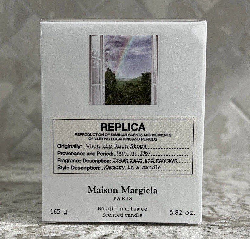 NEW Maison Margiela Paris Replica When The Rain Stops Scented Candle – 5.82 Oz.