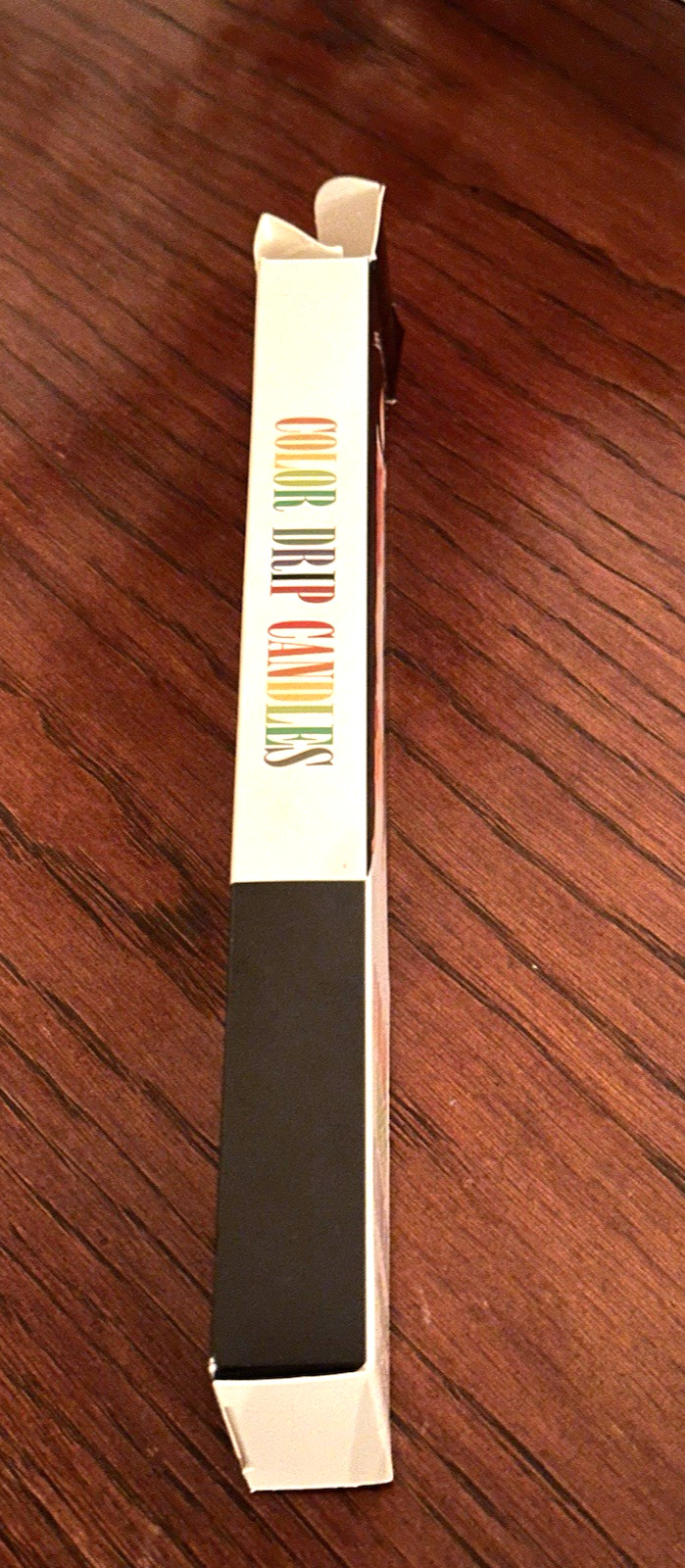 MULTI-COLOR Drip Candles: 2 Candle per Pack: BRAND NEW: 9.5″ Taper: Bottle Art
