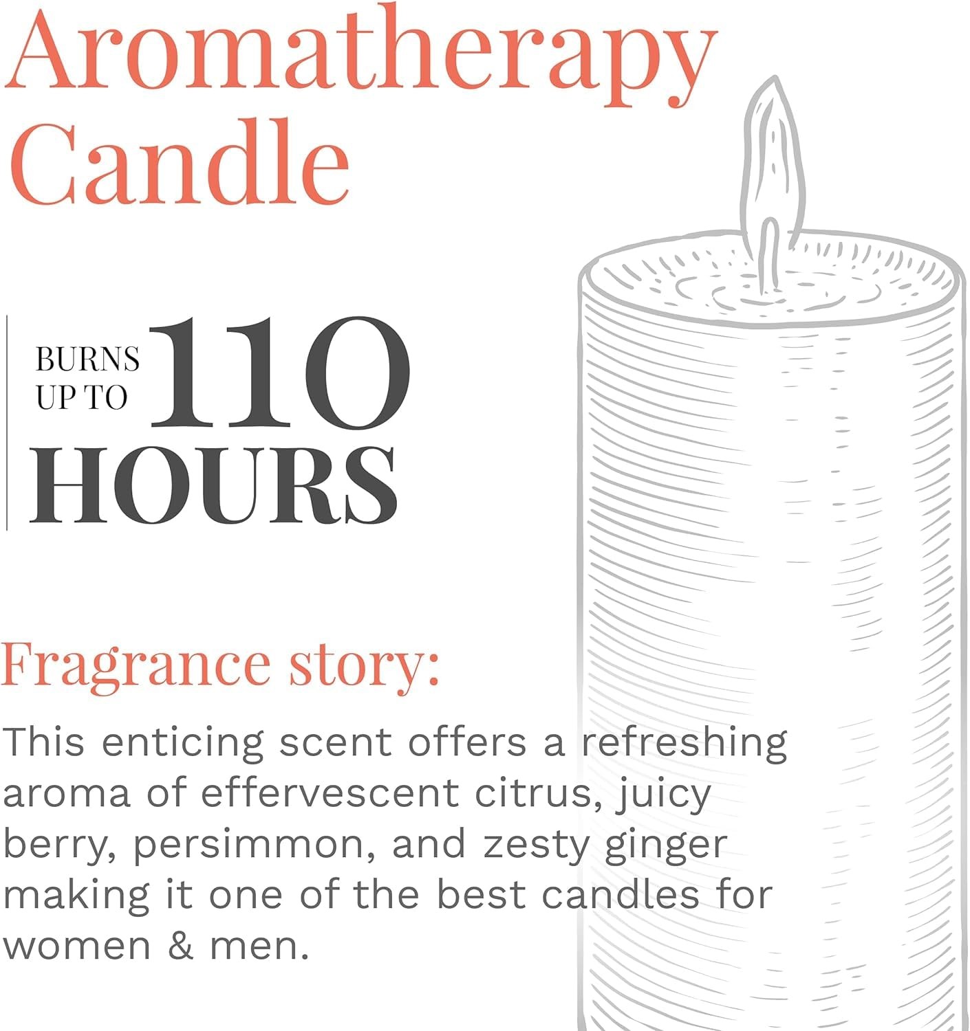 Scented Evening Fireside Glow Fragrance, One 18 oz. Single-Wick Aromatherapy Can