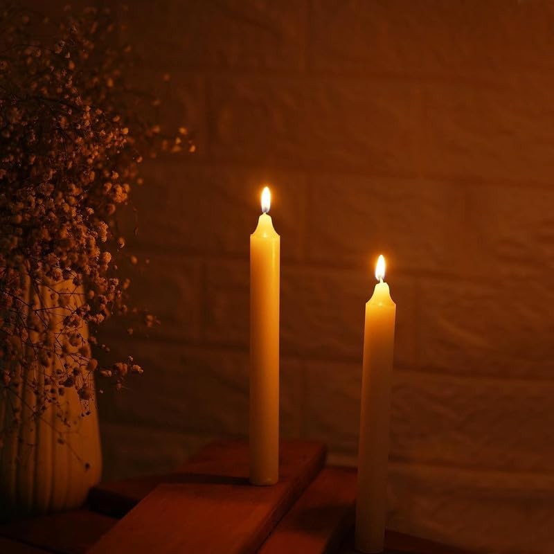 ™ Church Candles, Household, – Pack of 48, 16mm x 8″ (7 Hours Burn Time), 100…