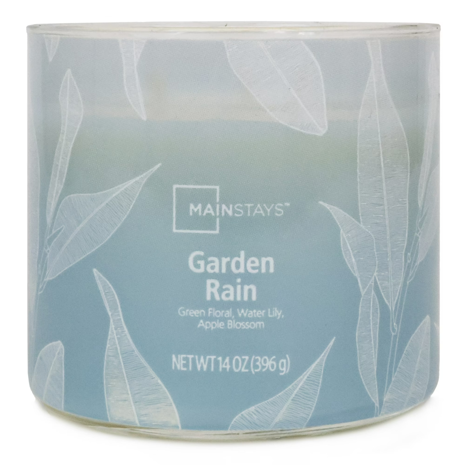 Mainstays 3-Wick Ombre Wrap Garden Rain Candle, 14-Ounce