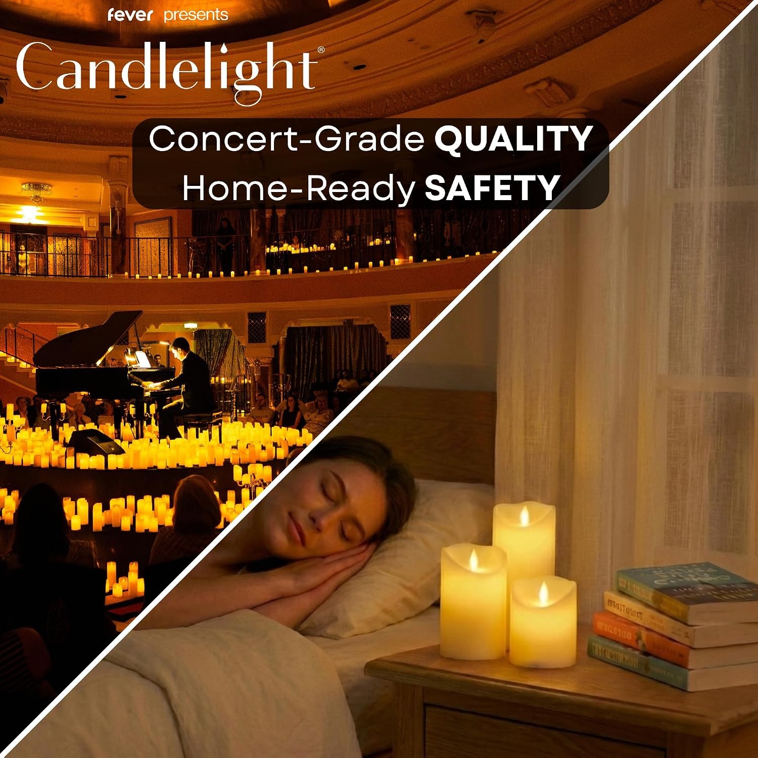 Flickering Flameless Battery Operated Candles 3 Pack Candles for Sale