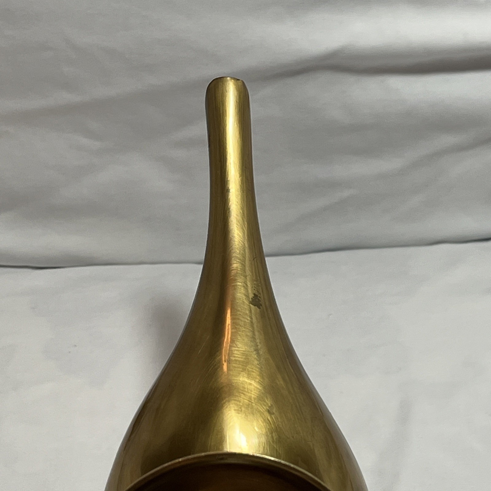 Genie Lamp Candle Never Lit Brass Plated Aladdin Style Heavy Made In India