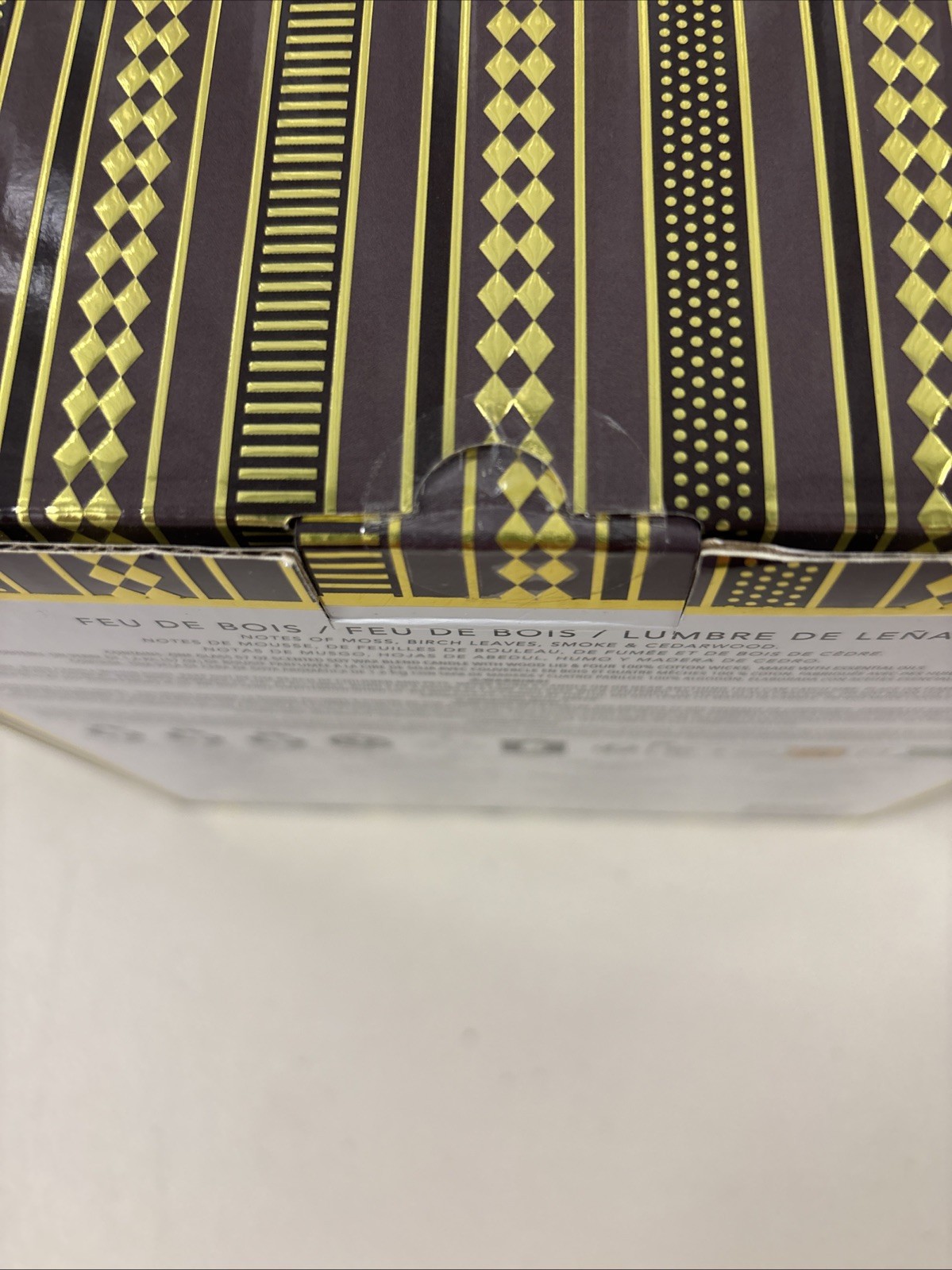 Sand + Fog 57 Oz Feu De Bois Scented Soy Wax Blend Candle 1759369 Brand New
