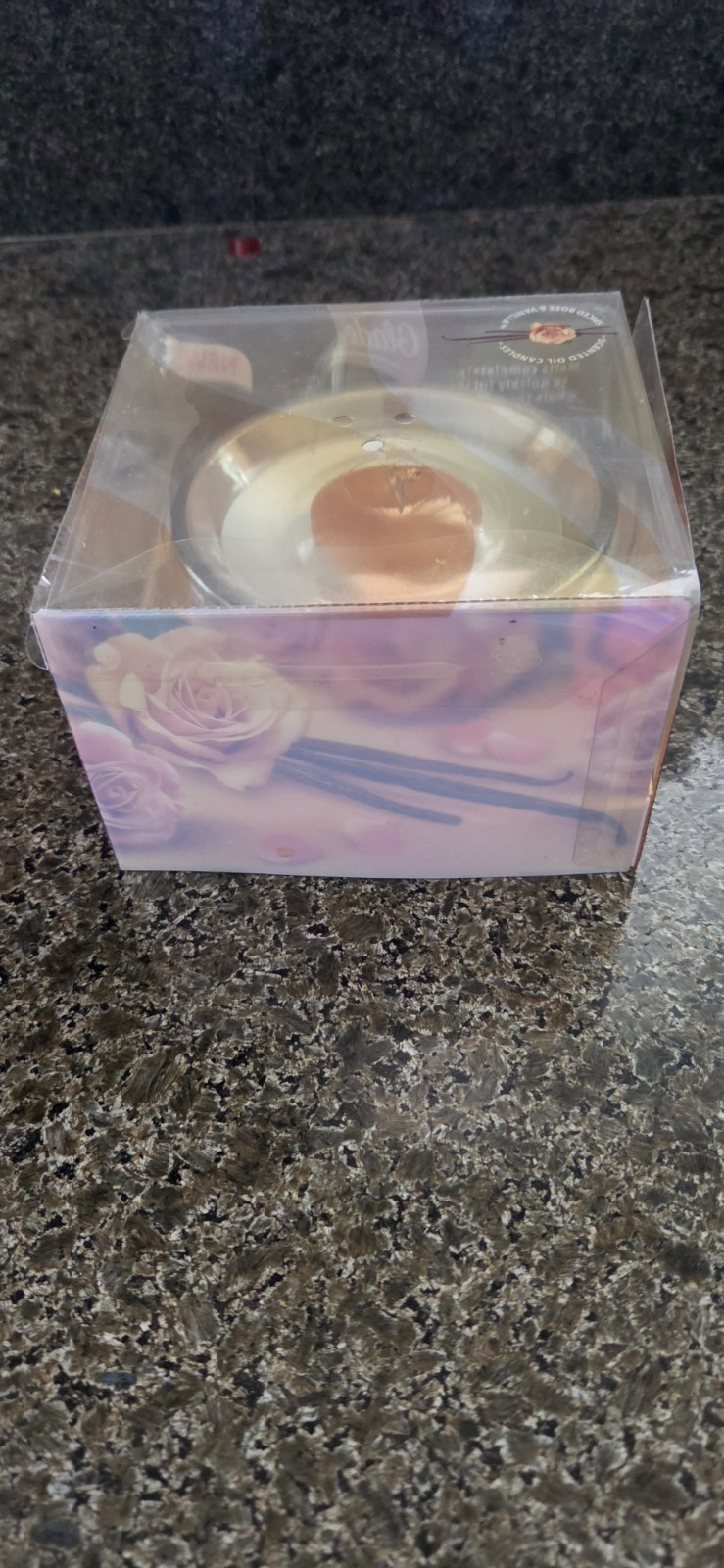 Glade Scented Oil Candle & 6 Refills orchid & Spiced Rose Vanilla