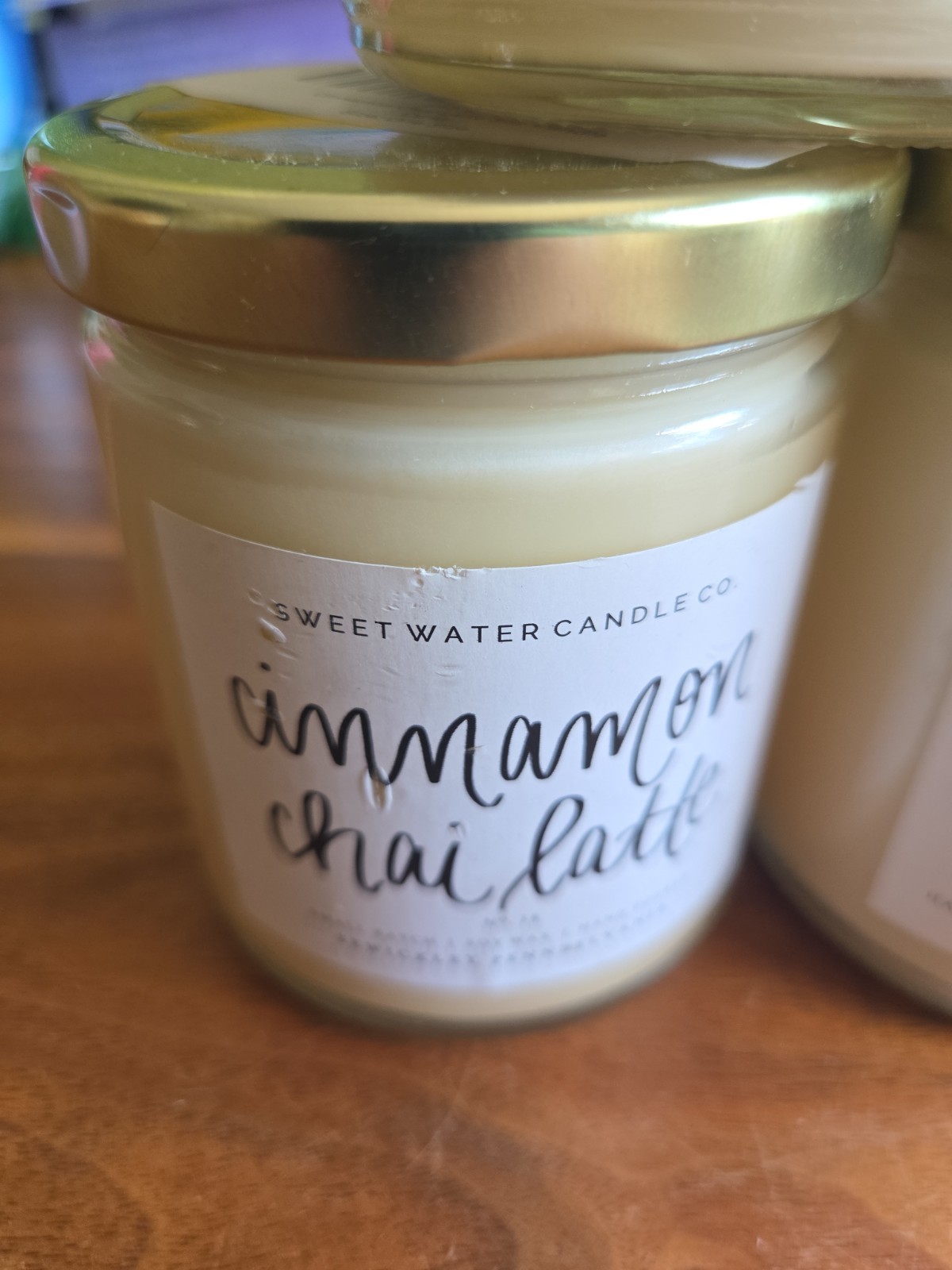 Sweet Water Decor 9 Oz Warm + Cozy Hand Poured Soy Wax Blend Made in USA Lot 6