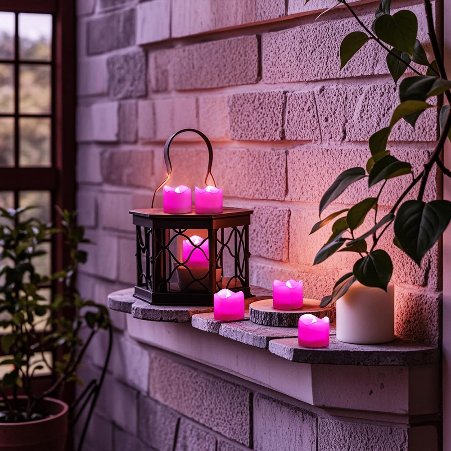 Remote Control LED Votive Candles with Timer – Battery Operated, CR2450