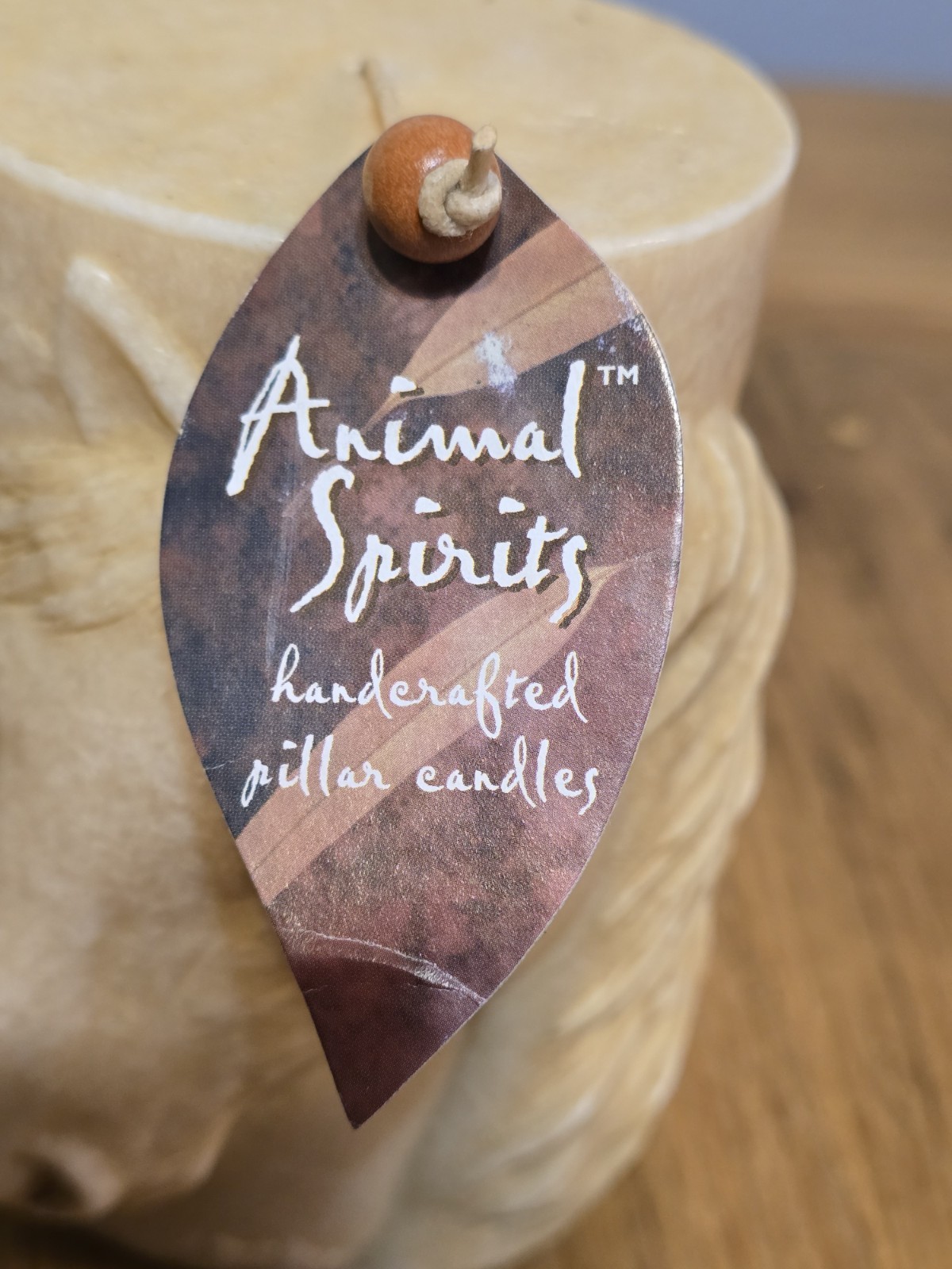 Animal Spirits 5.5″ Handcrafted Horse Pillar Candle Unscented