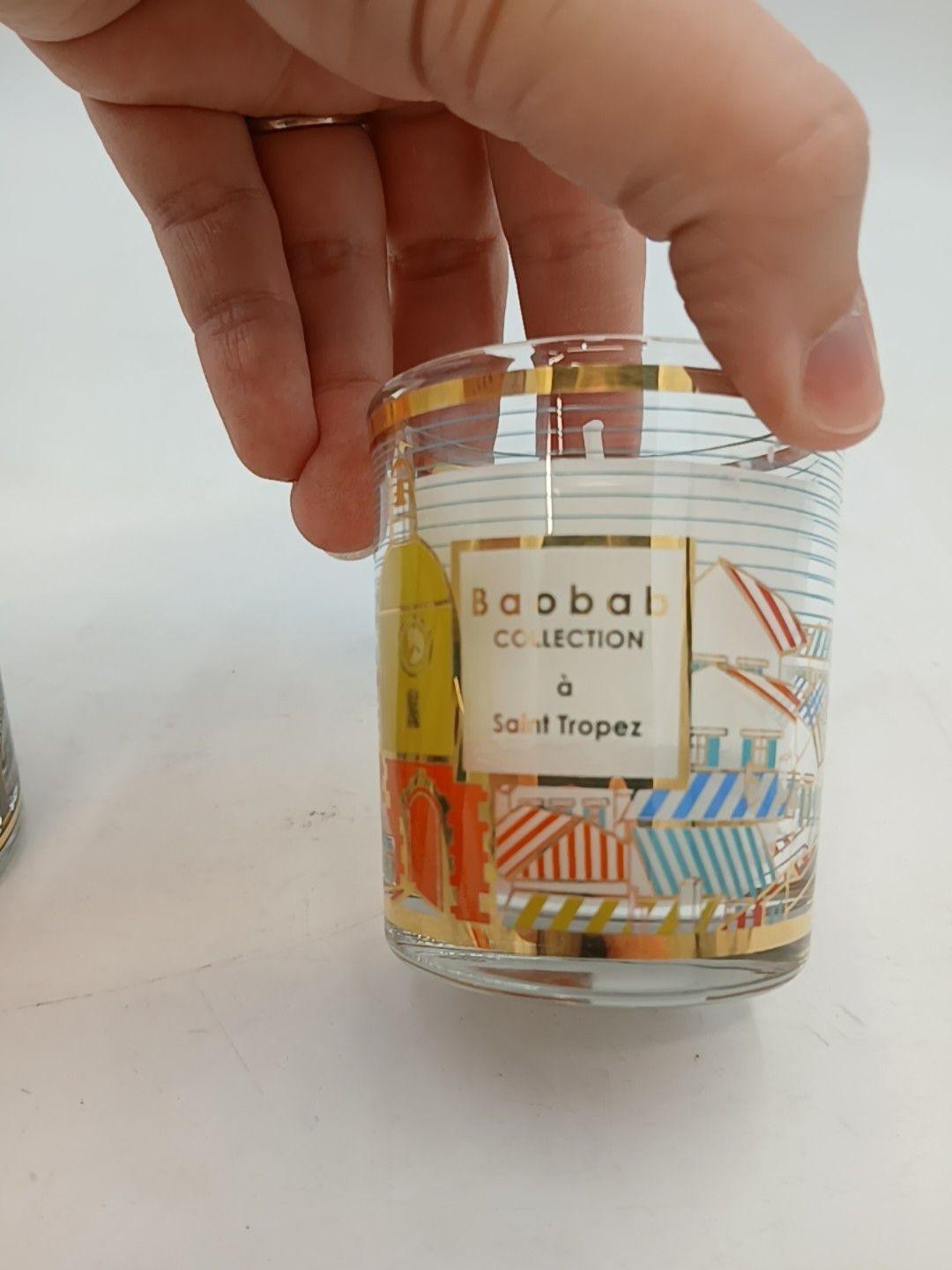 Baobab Collection Rome St Tropez Jar Scented Candles Set of 2 Small Multicolor