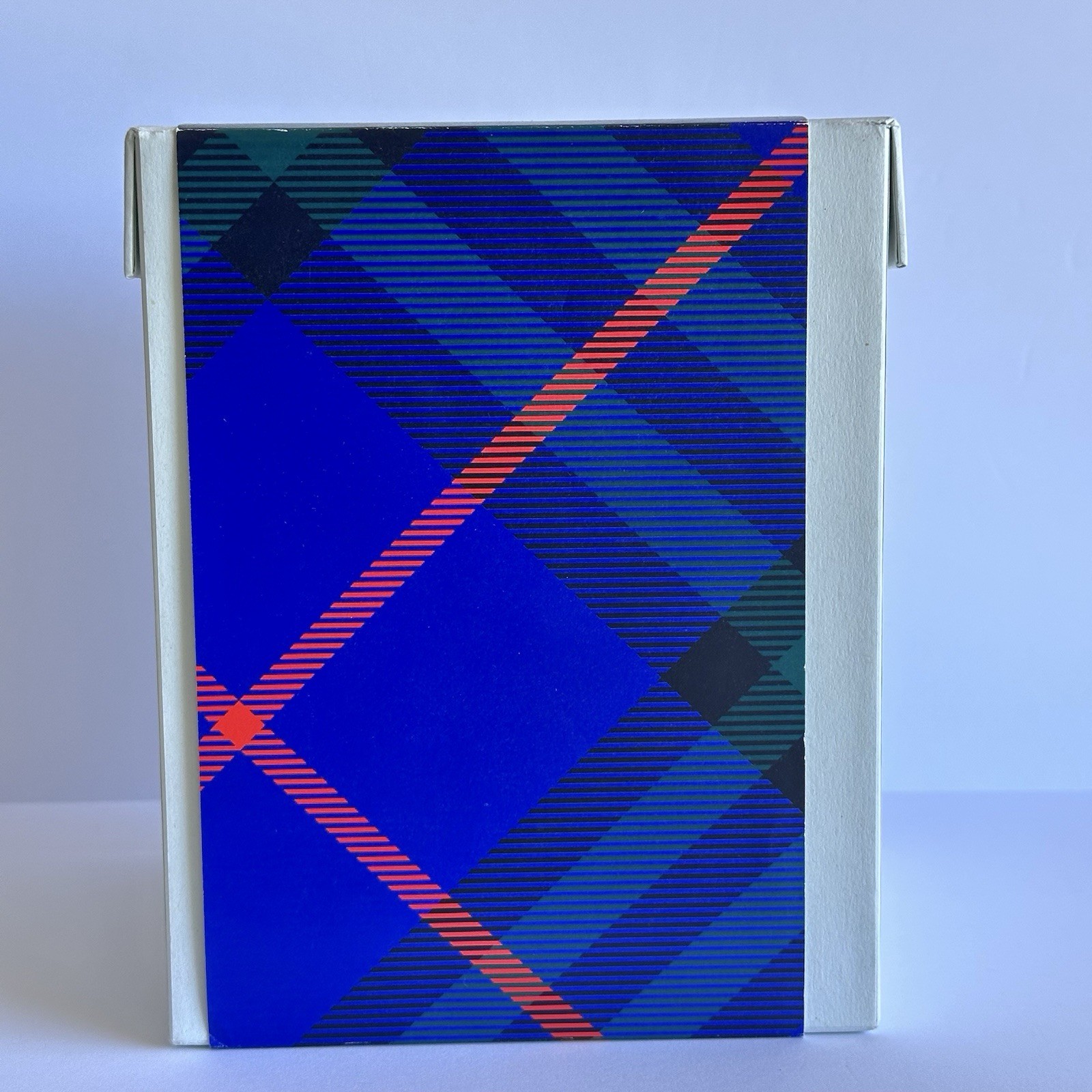Scented Candle Ginger Caramel Large Burberry Pillar Style with Base New In Box