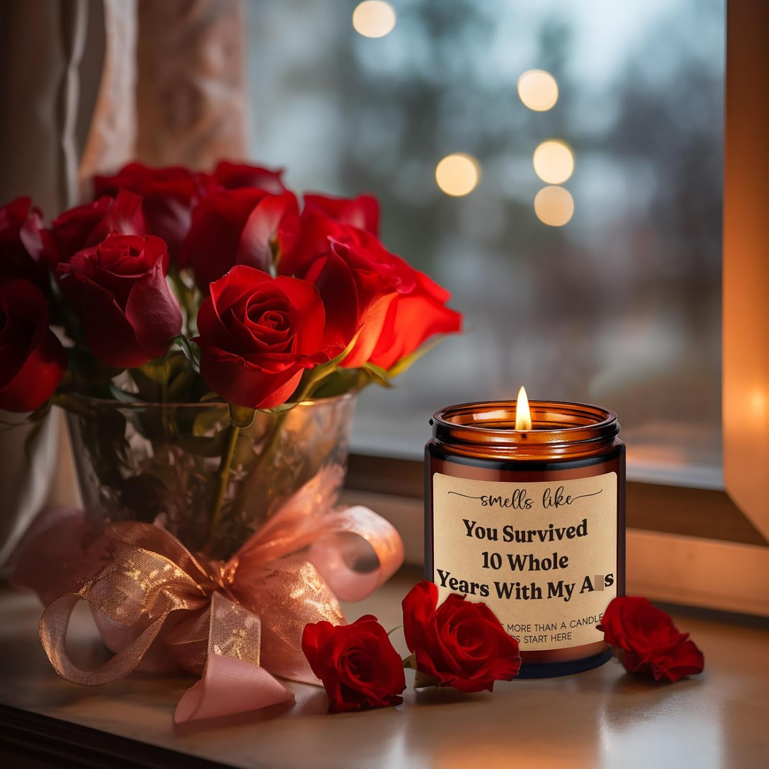 GSPY Scented Candle – 10Th, 10 Year Anniversary Tin Gifts for Him, Her, Wife, Hu