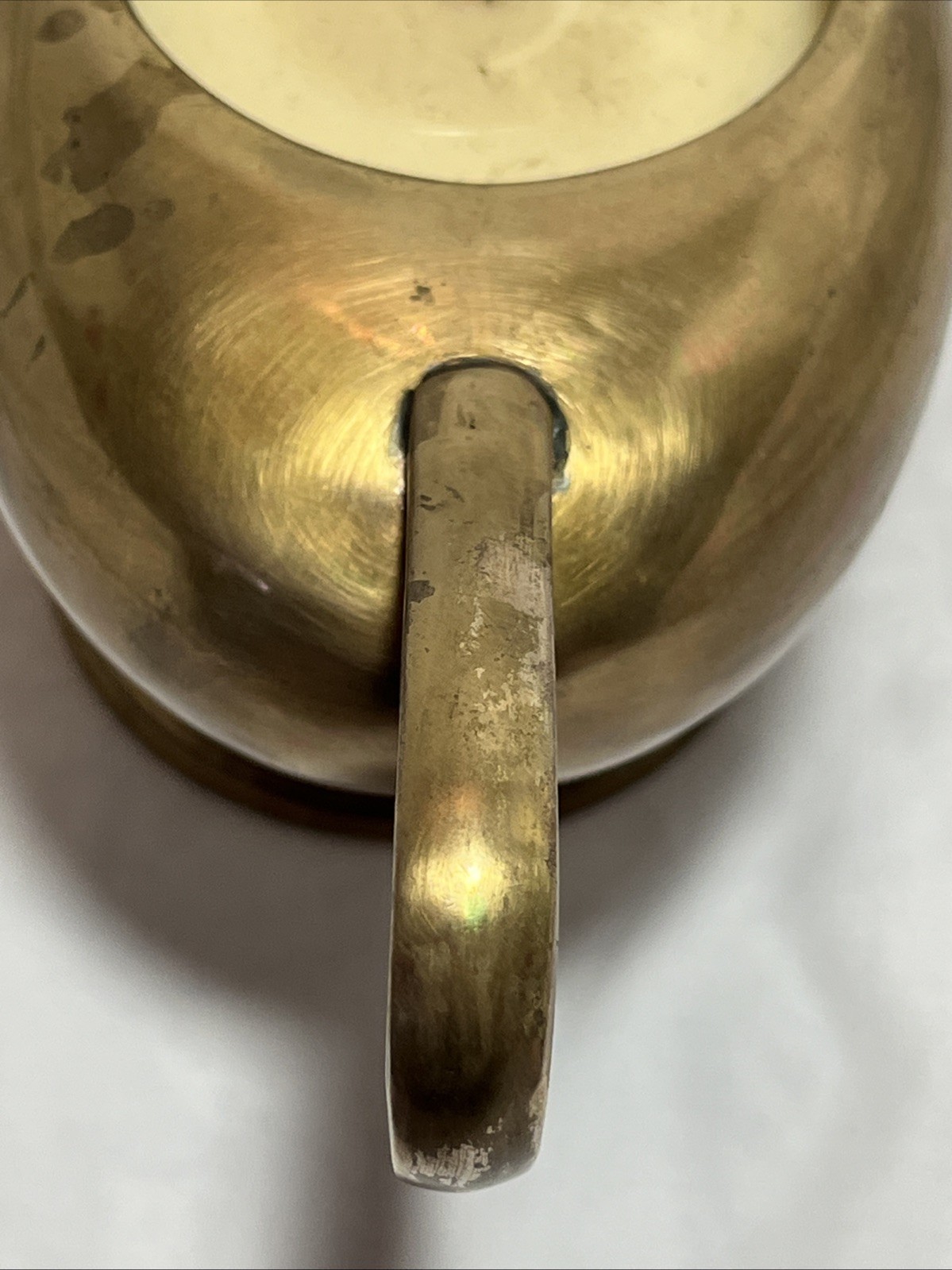 Genie Lamp Candle Never Lit Brass Plated Aladdin Style Heavy Made In India