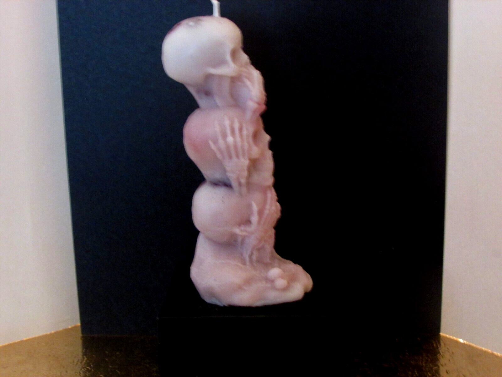see no evil, hear no evil, speak no evil 5 1/2 in. tall CANDLE handmade (FOX)