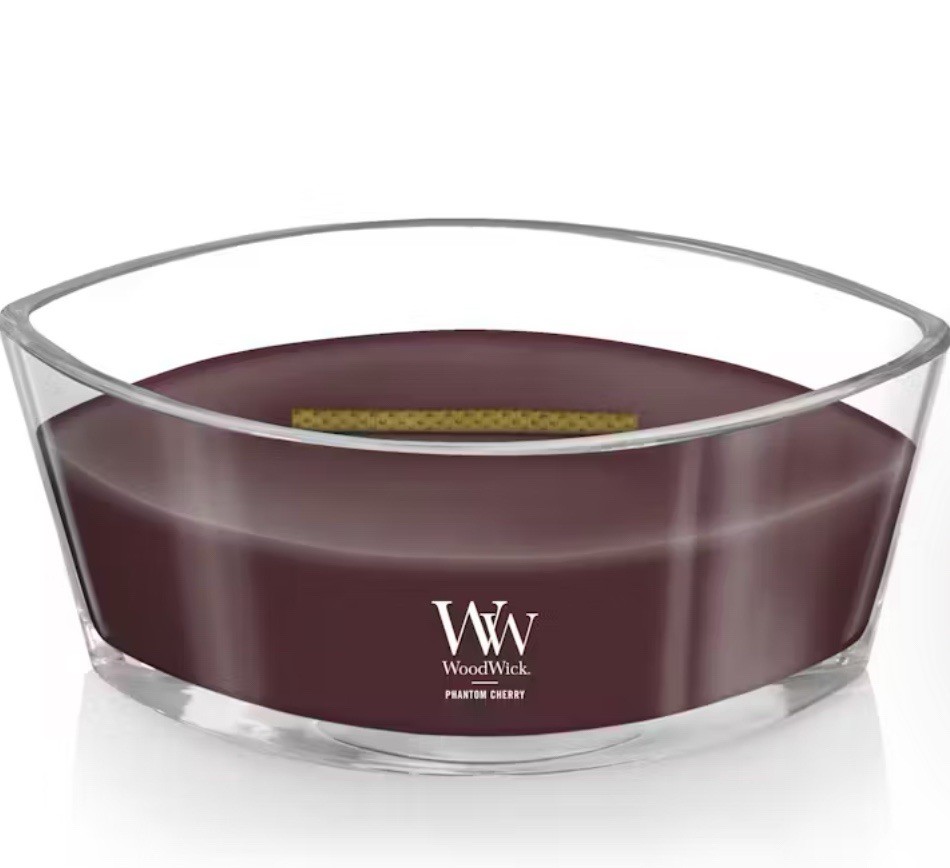 NEW WoodWick PHANTOM CHERRY Large ELLIPSE Candle 16oz.🍒