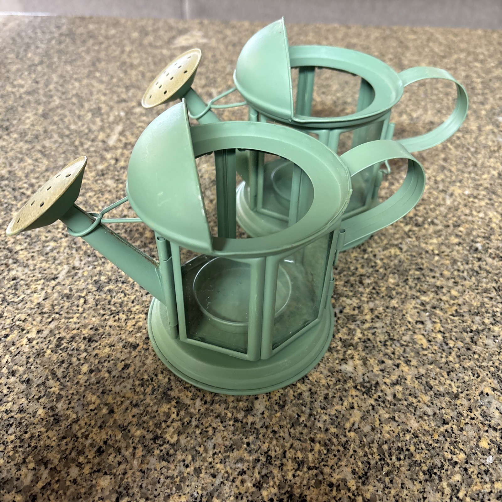 Hallmark MARJOLEIN BASTIN Decorative Metal Watering Can Candle Holder Set Of 2