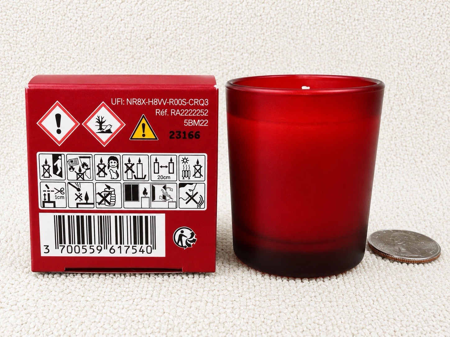 Maison Francis Kurkdjian Baccarat Rouge 540 Mini Scented Candle 1oz / 30g New