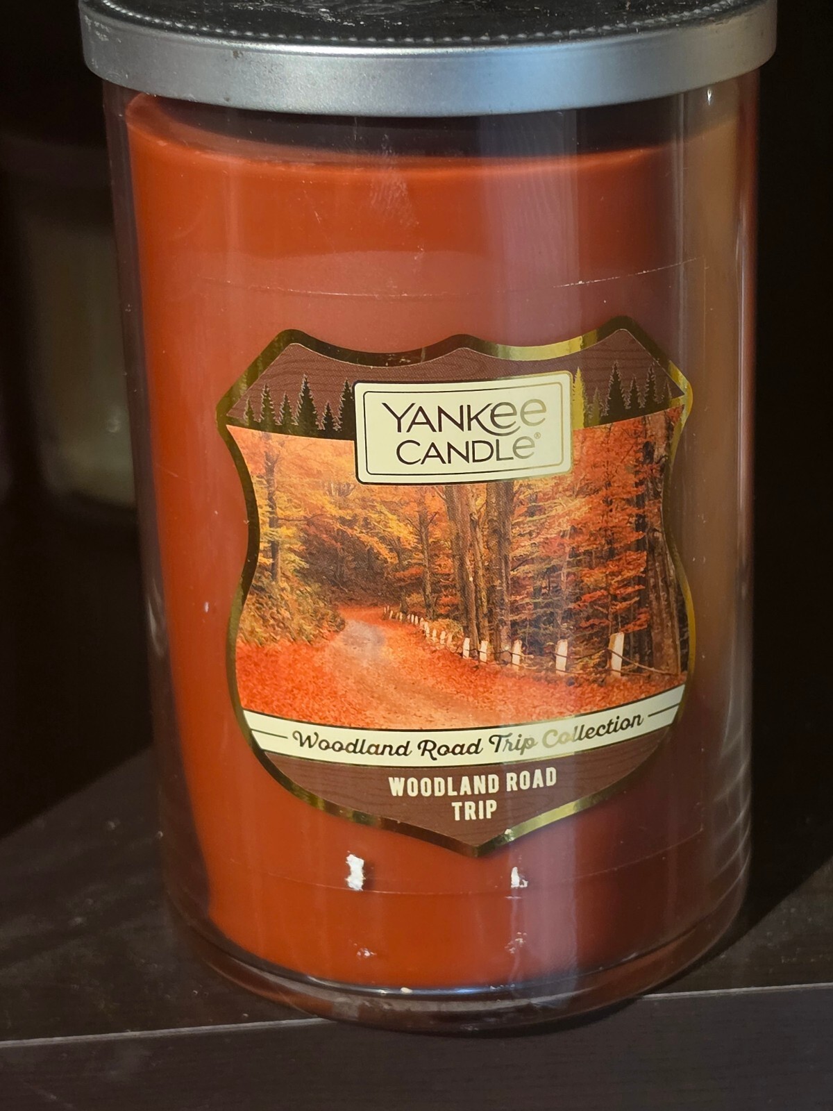 Yankee Candle Woodland Road Trip 22 oz 2-Wick Tumbler NEW Retired Rare HTF