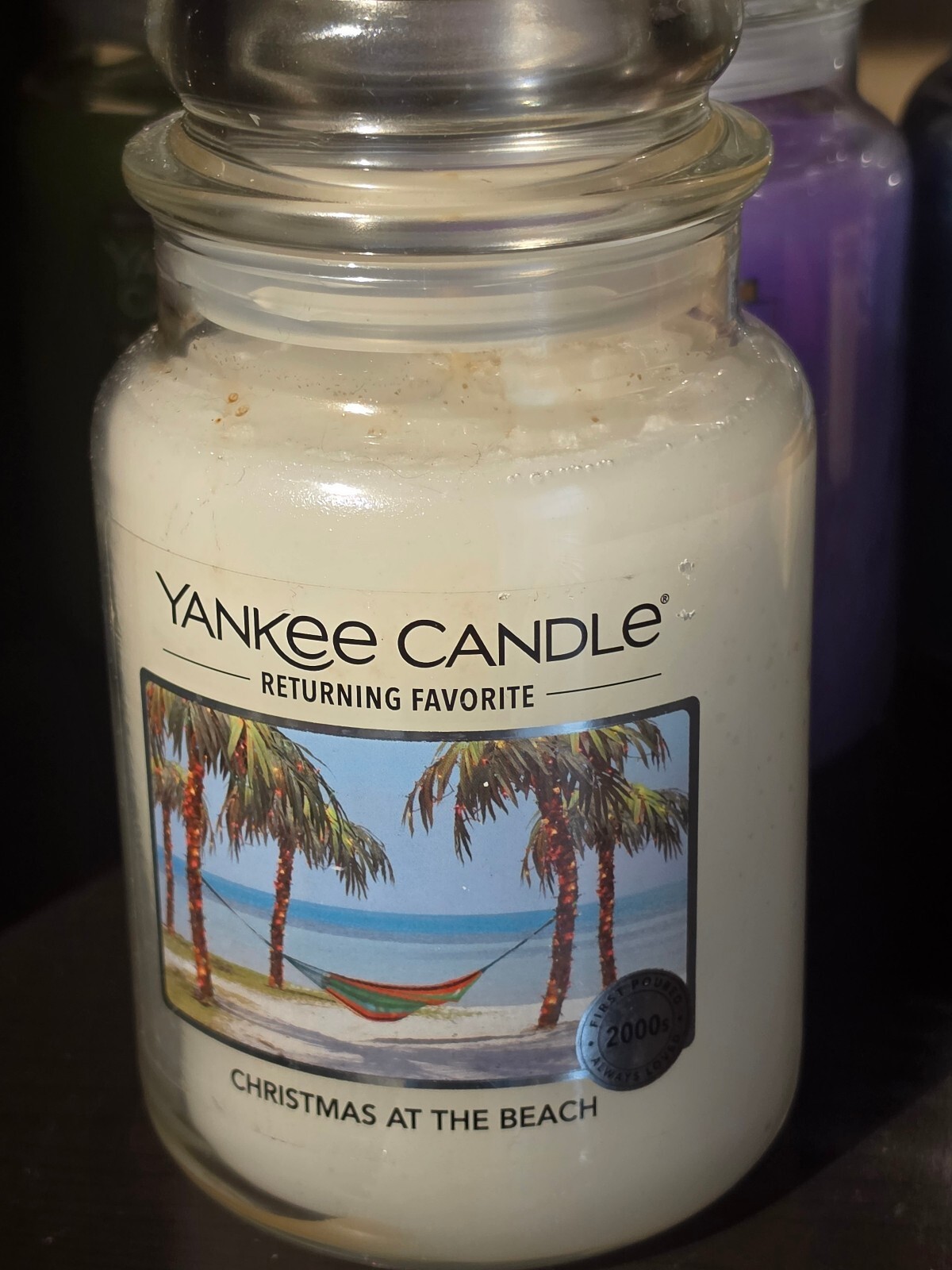 Yankee Candle Christmas at the Beach 22 oz NEW Returning Favorite Retired HTF