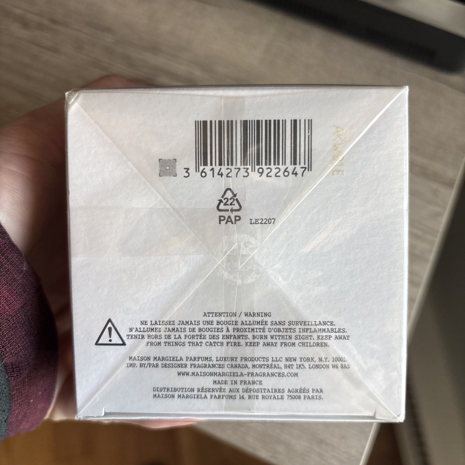 Maison Margiela Replica Scented Candle ~When the Rain Stops~ 5.82oz