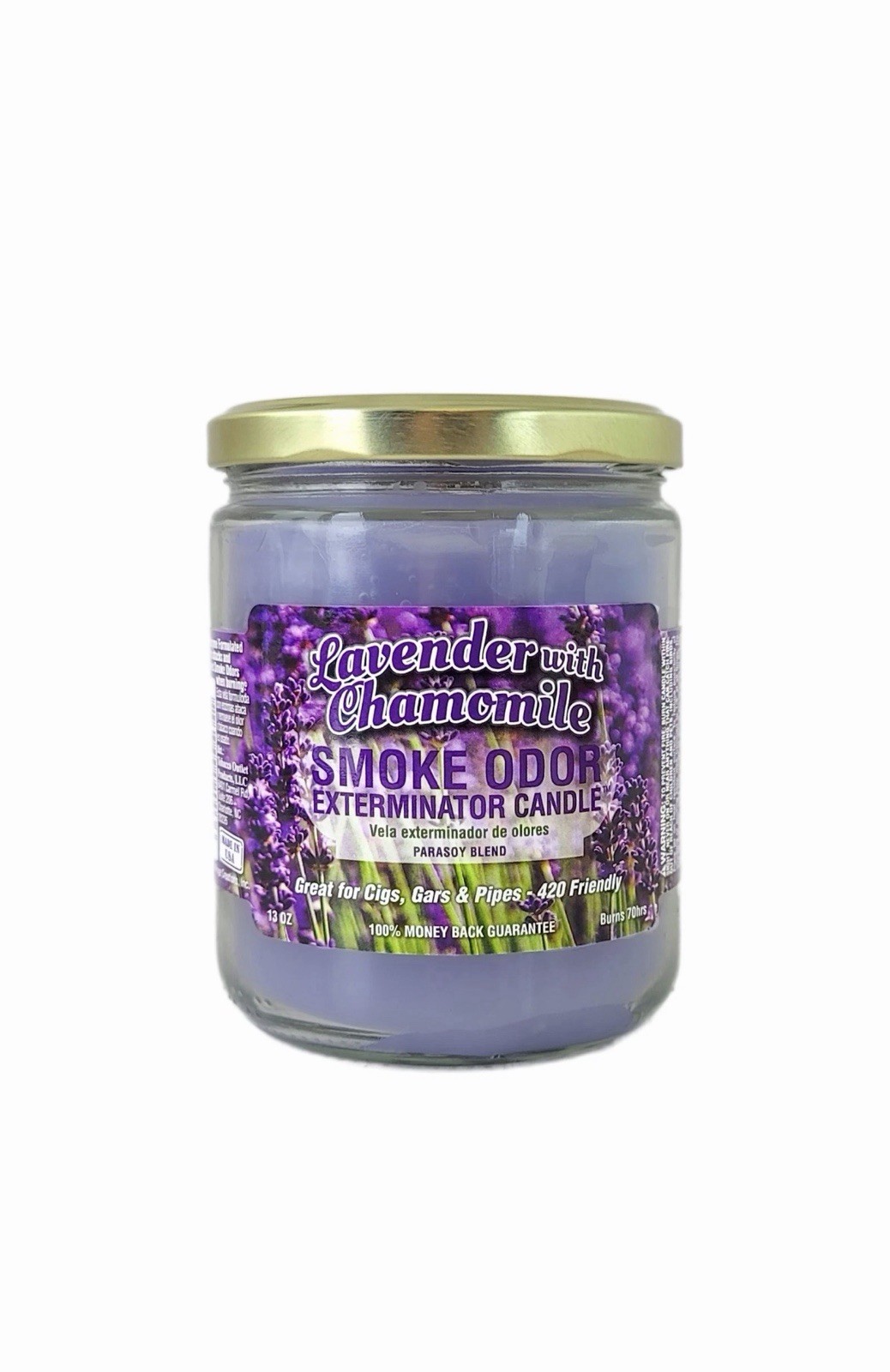 Smoke Odor Exterminator Scented Candle , 13oz glass jar, Different Scents