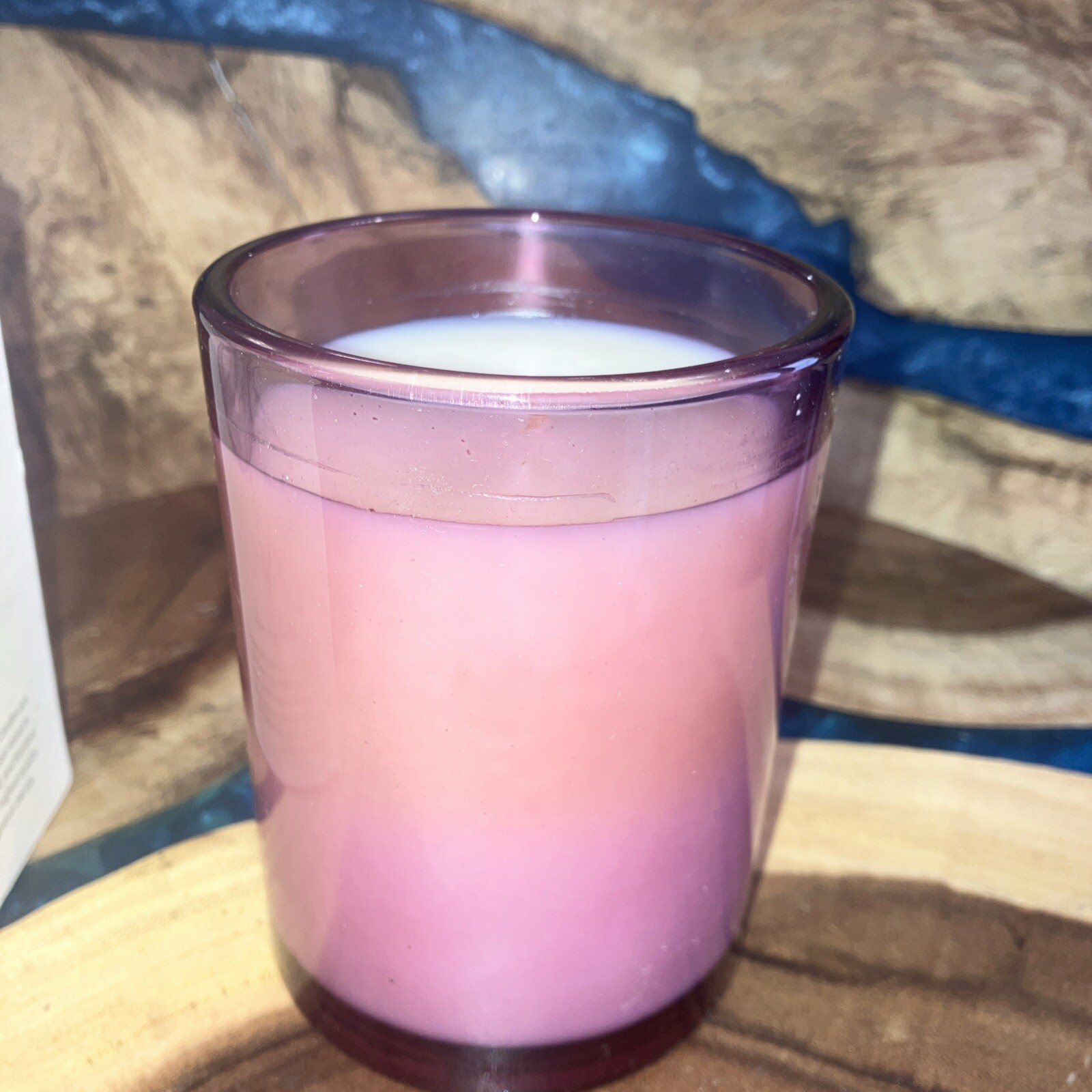 Rosy Rings ( Apricot Rose ) Botanica Glass Candle 17 Oz 85 Hours New.