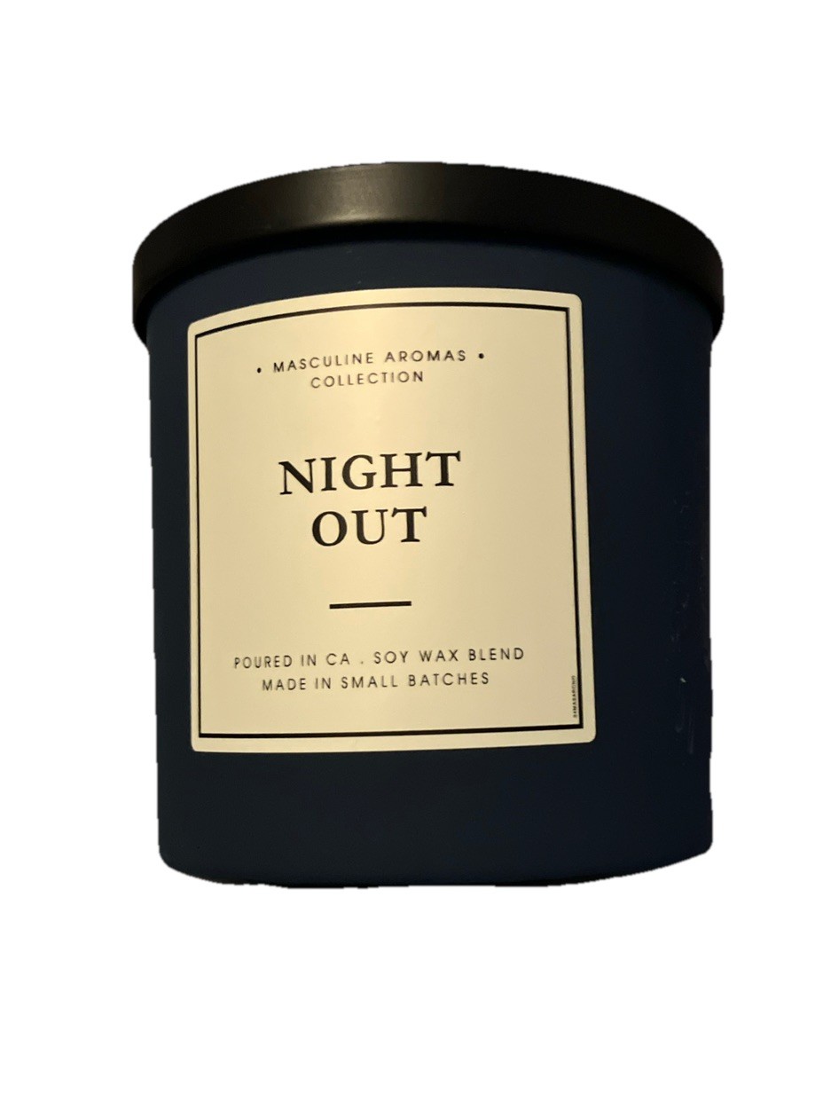 LEOBEN CO Night Out Masculine Aromas Collection 3 Wick 24oz Vegan Soy Wax
