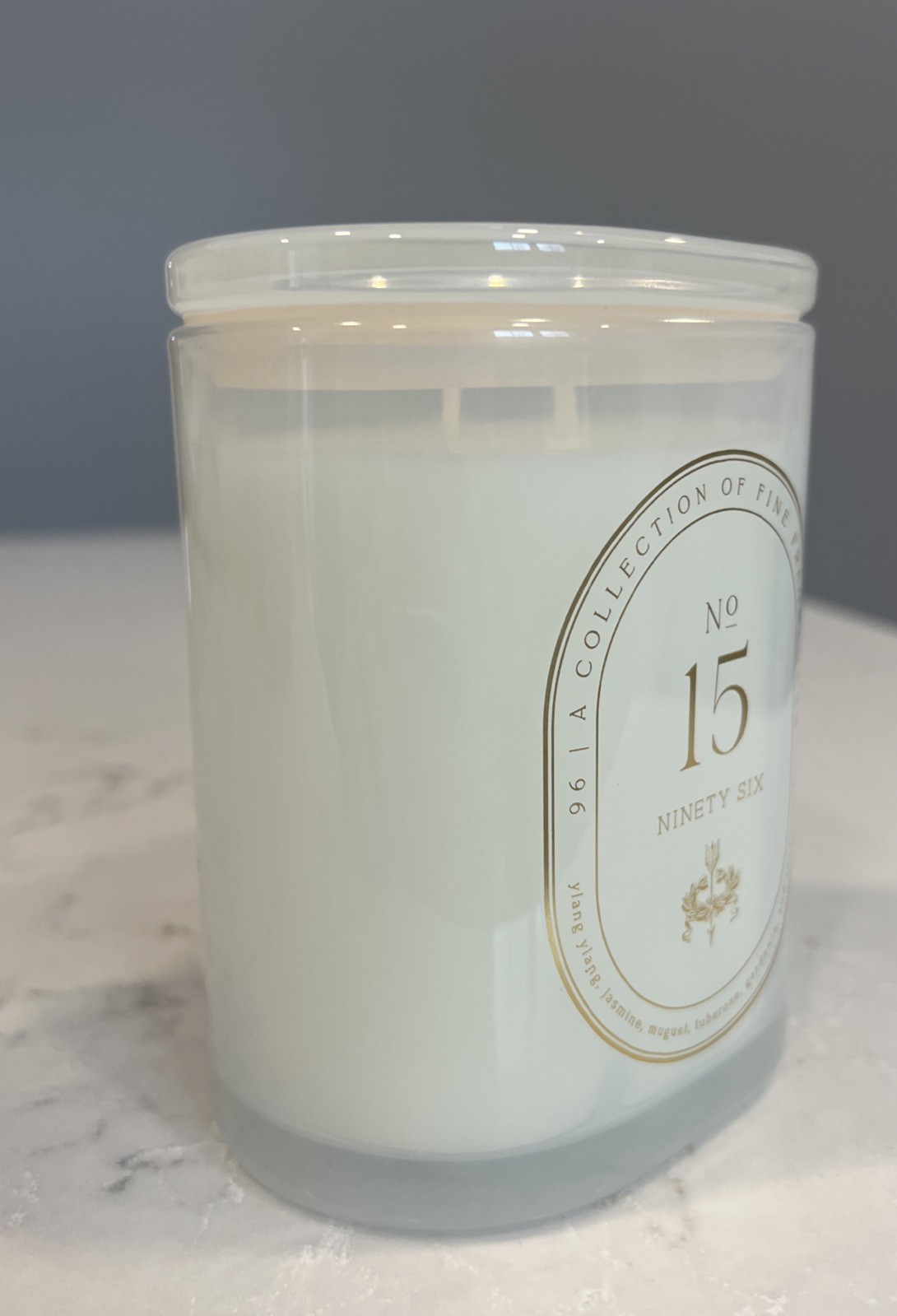DW Home Ninety Six No. 15 Candle 10.1oz Luxury Jasmine Gardenia Sandalwood Ylang